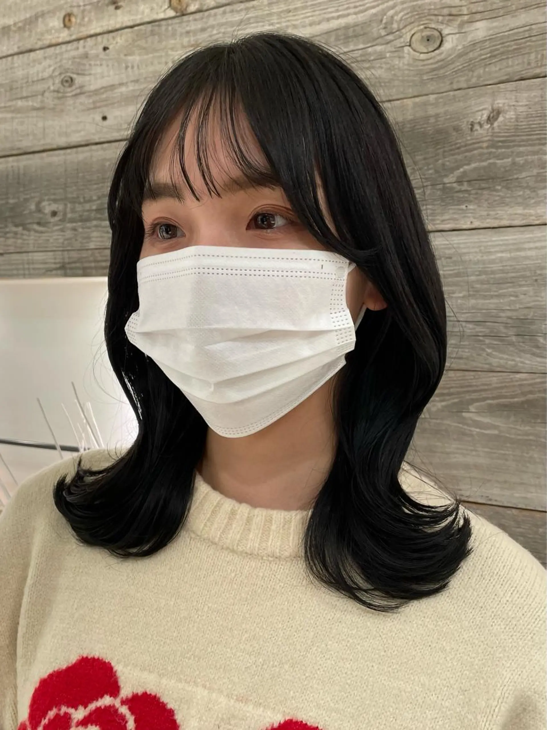 ミディアム カラー オリーブカラー ボブ くびれヘア 顔まわりレイヤー 韓国風ヘア カット ヘアカラー トリートメント 卒業式受付中🌻 肥田亜沙美のその他イメージ