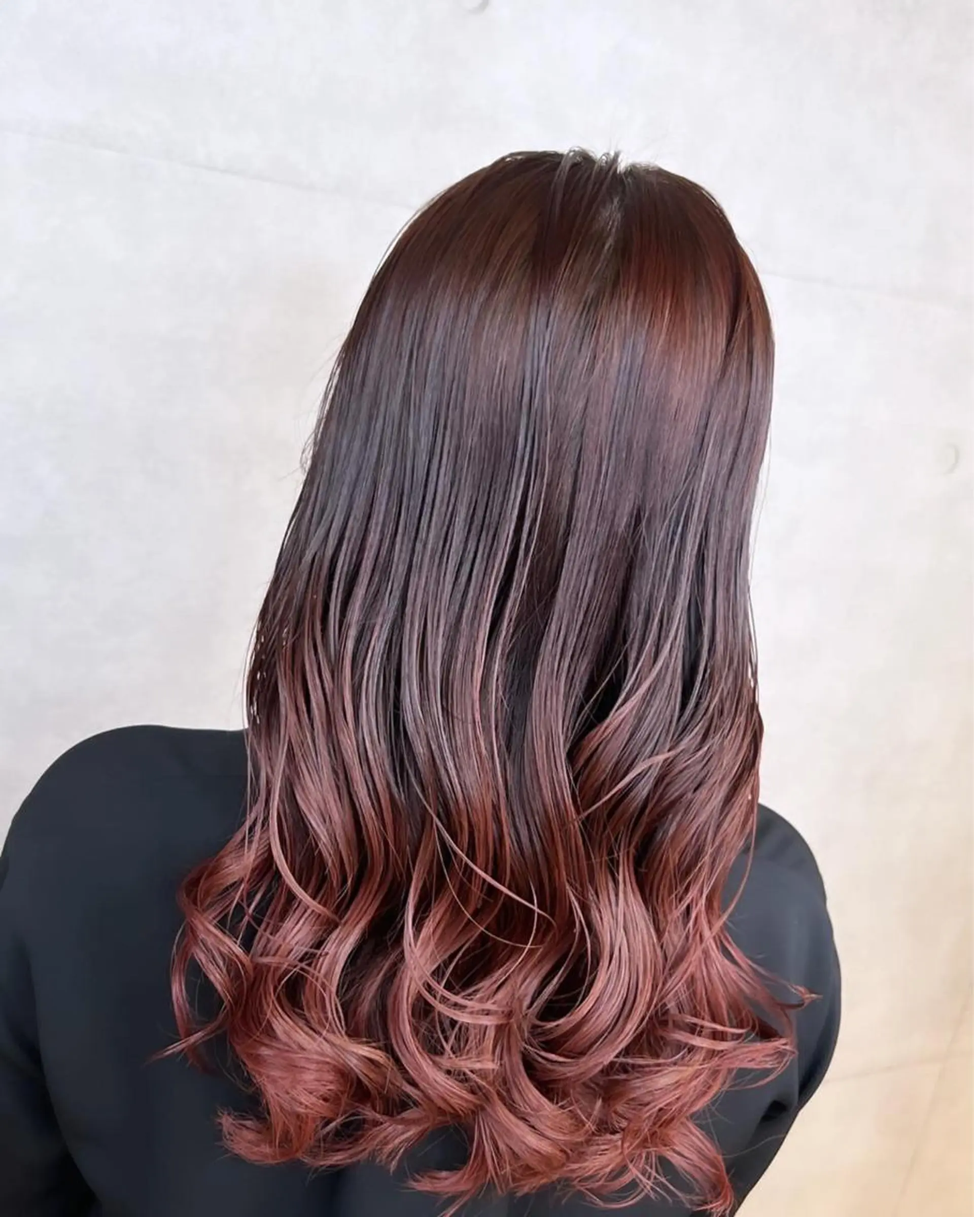 セミロング ヘアカラー トリートメント ブリーチしたのに 色持ち1.5ヶ月のヘアスタイル