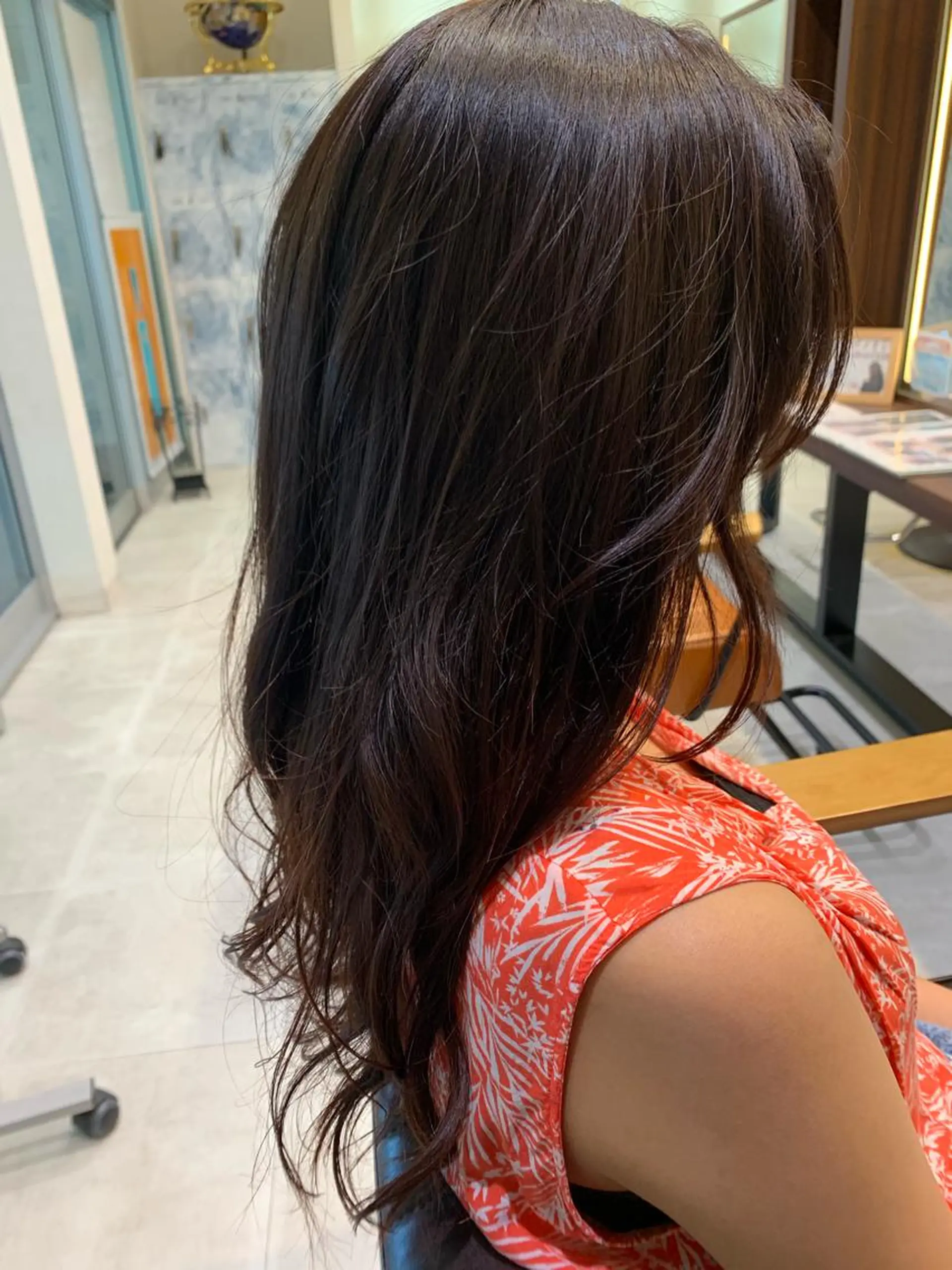 ロング カラー 髪質改善/縮毛矯正 ツヤ髪🩷さつきのヘアスタイル