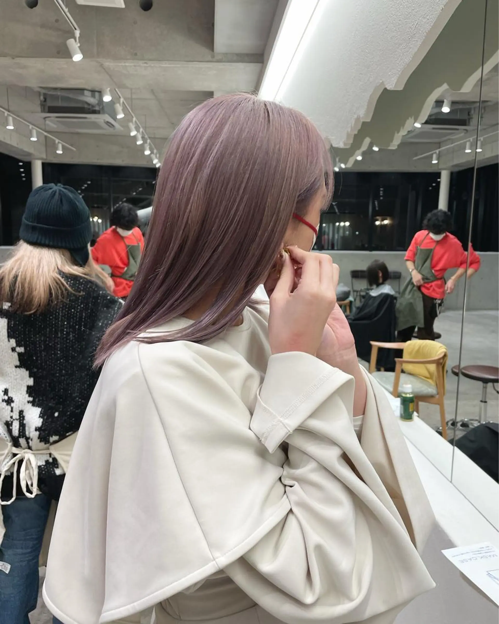 ショート カラー ヘアアレンジ ミニボブ/ブリーチ 🌈MISATOのヘアスタイル