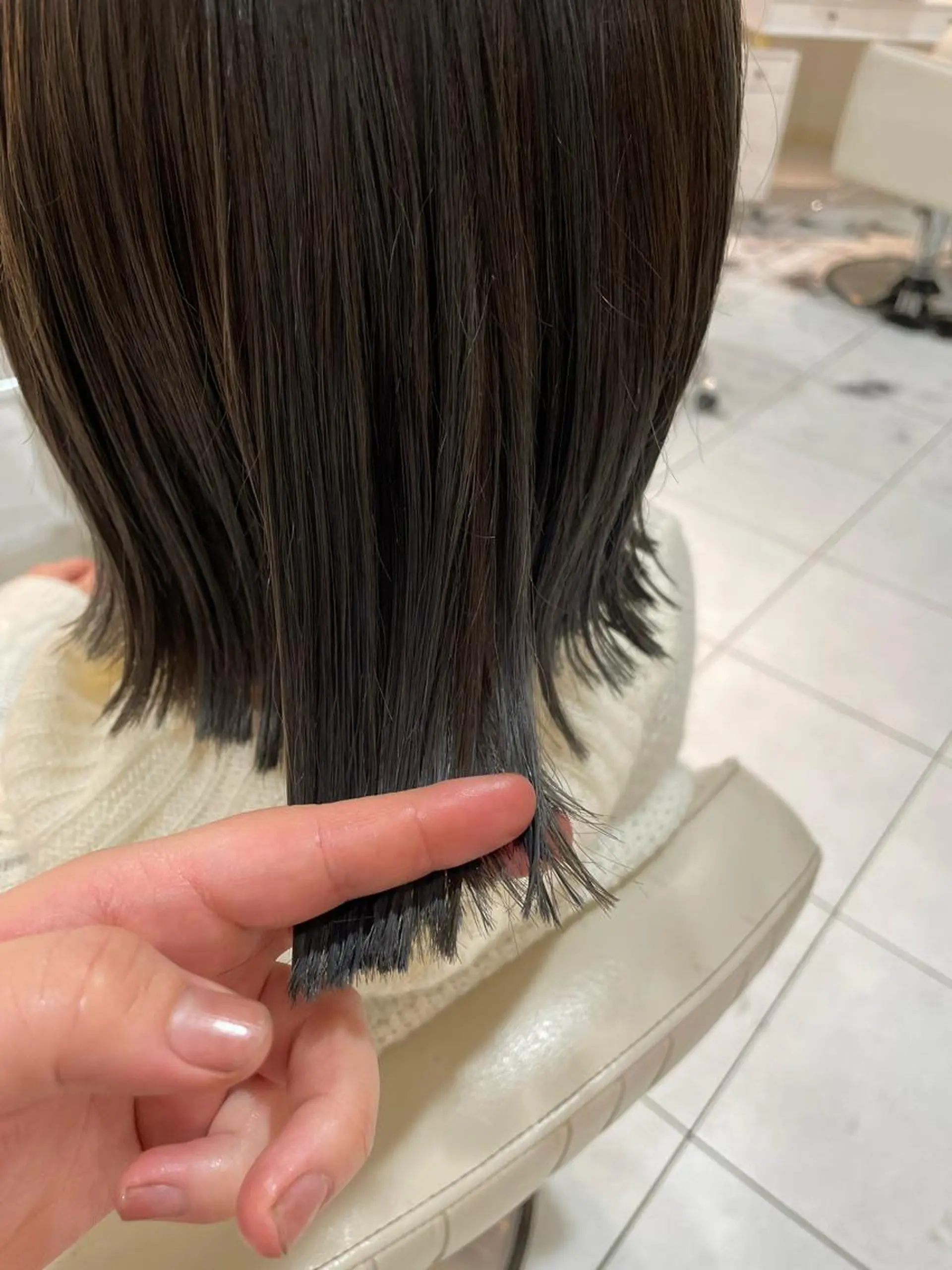 カラー アッシュ 透明感カラー mai .のヘアスタイル