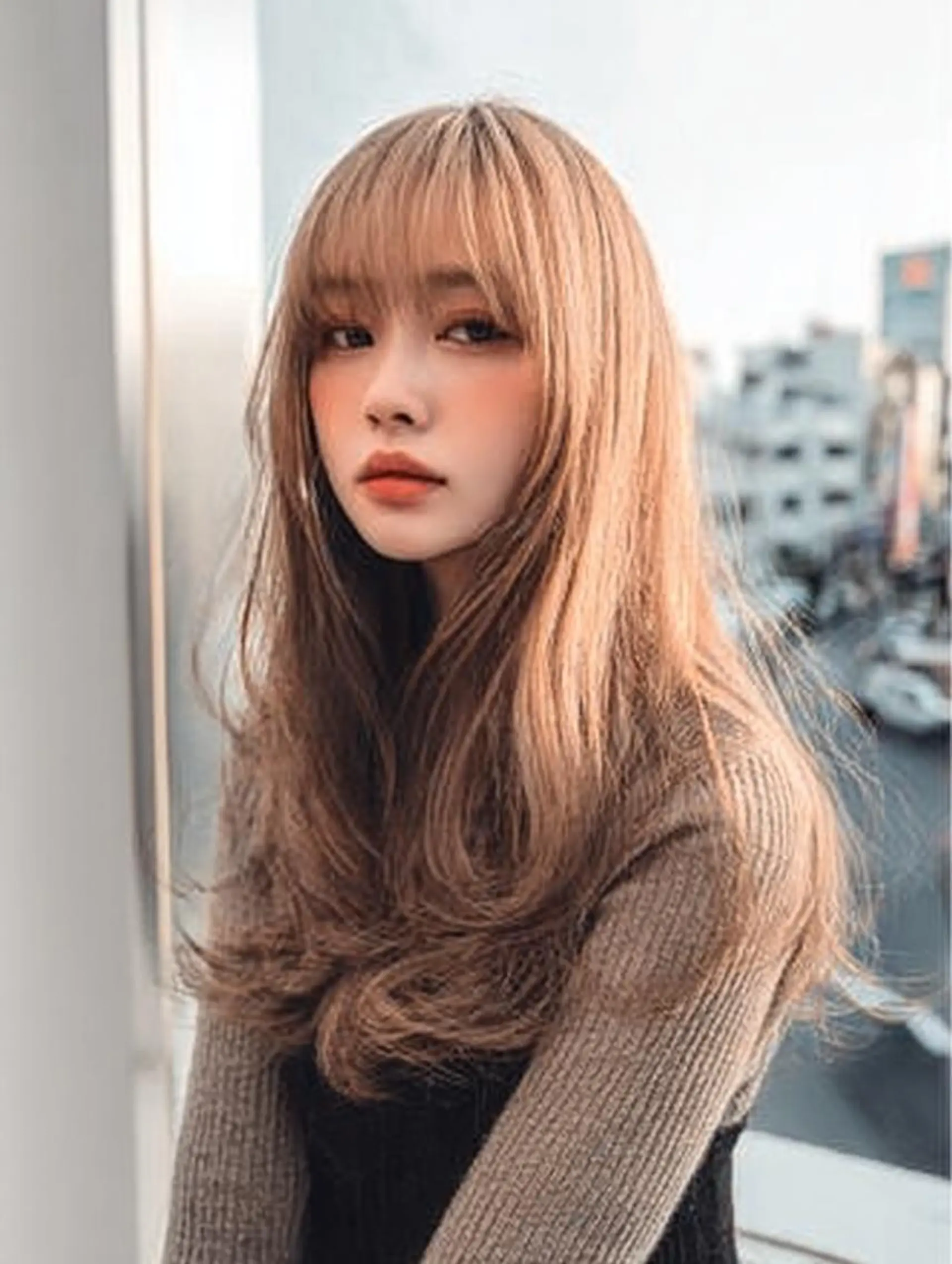 セミロング ハッシュカット 髪質改善 レイヤーカット 縮毛矯正 トリートメント カット ヘアカラー トリートメント 生艶髪＆レイヤー🔔 渋谷お薦めNo.1✨のヘアスタイル