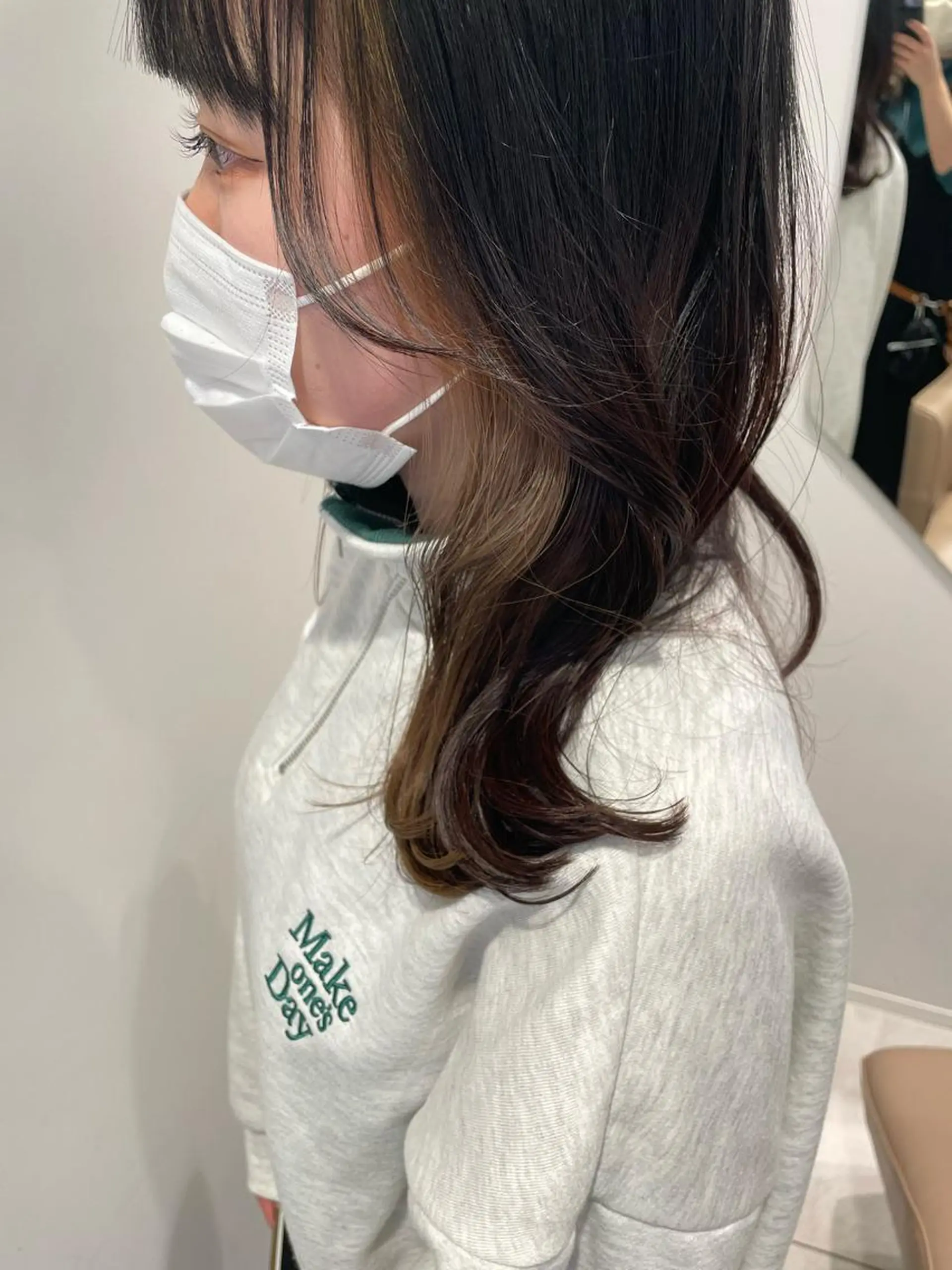 セミロング 髪質改善クロスパーマ モリオカ モエ💫のその他イメージ