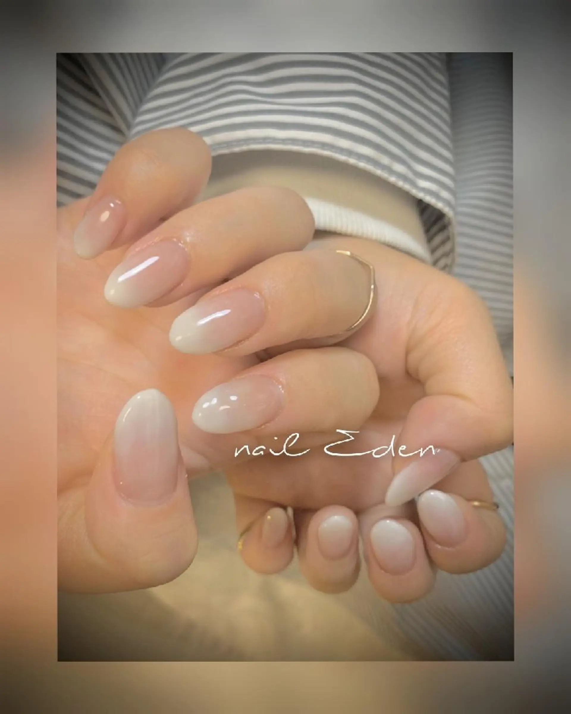 ネイル シンプルネイル ハンドネイル ハンドケア Eden　private nail saron所属・Eden ♾️のネイルデザイン