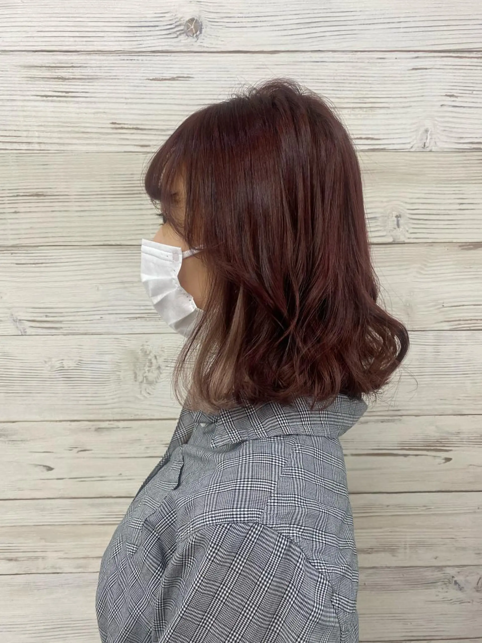 セミロング カラー ヘアアレンジ ショートボブ 編み込みエクステ シールエクステ セミロングパーマ バレイヤージュ LAVENDIA Azabu所属・LAVENDIA 初音のヘアスタイル