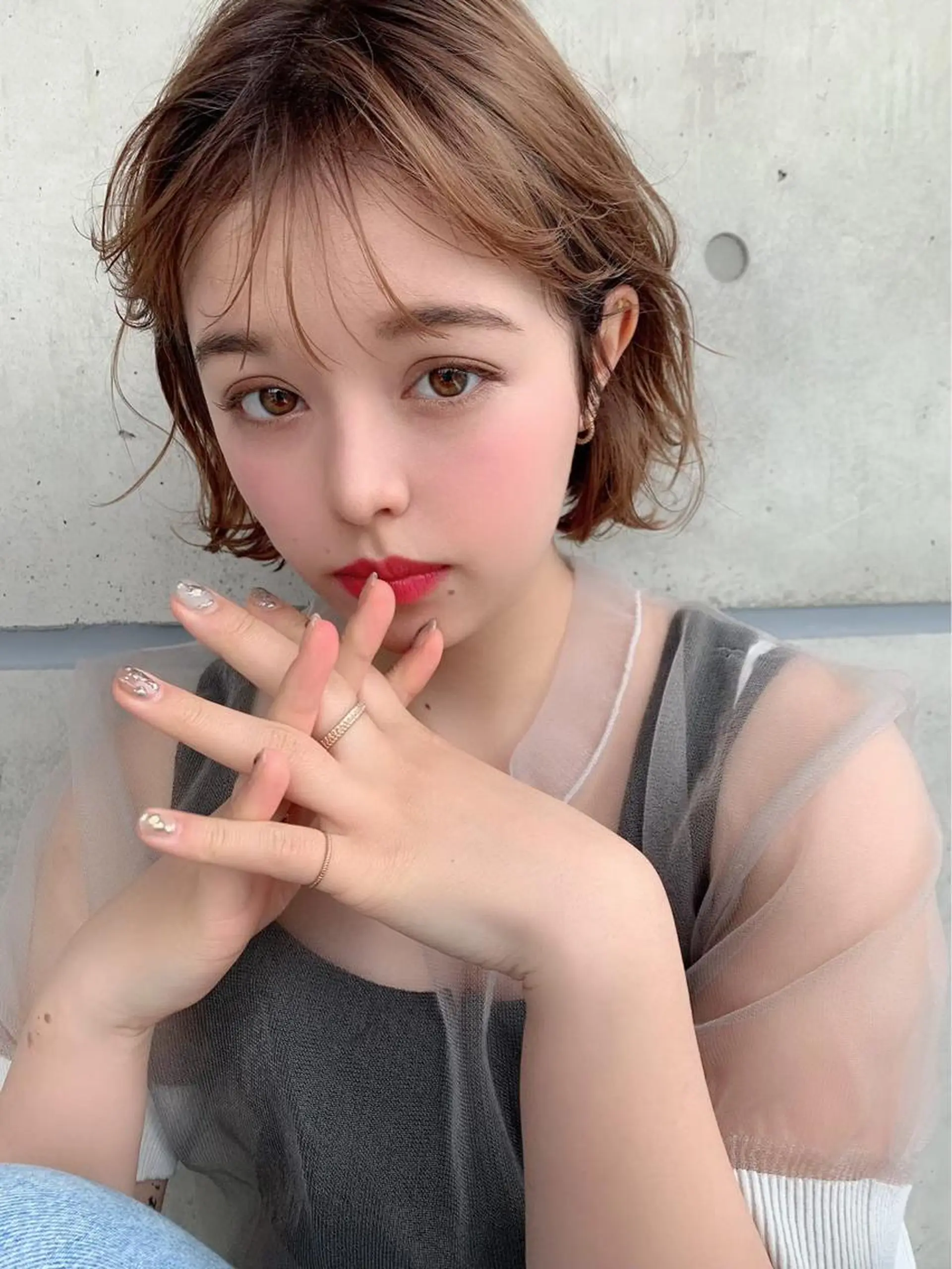 カラー 🩵✨ベージュ/寒色 /けんたろう✨🩵のヘアスタイル