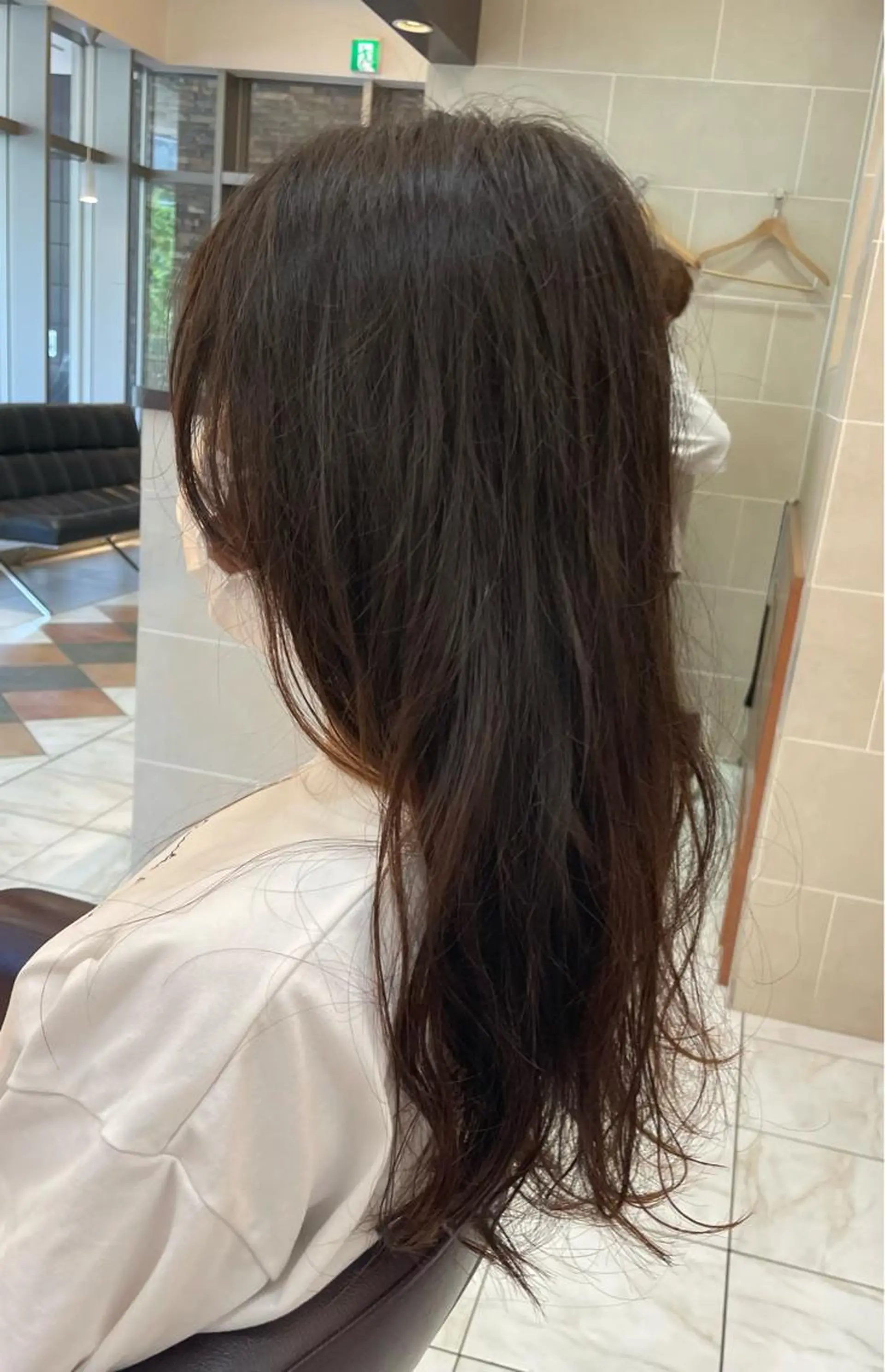 ロング カット パーマ 新籾 尚哉のヘアスタイル