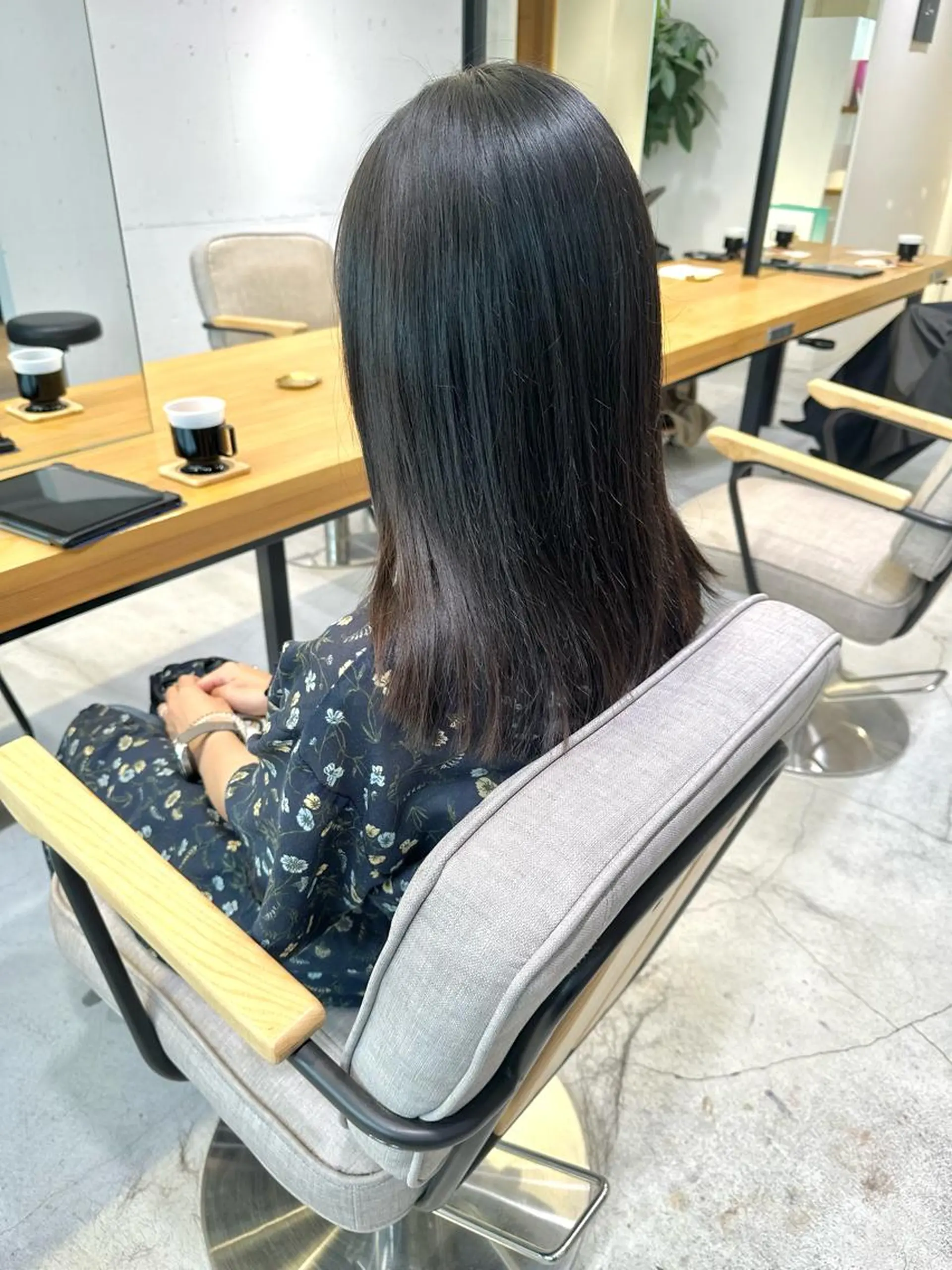 セミロング カット 上野湧太 髪質改善/艶カラーのヘアスタイル