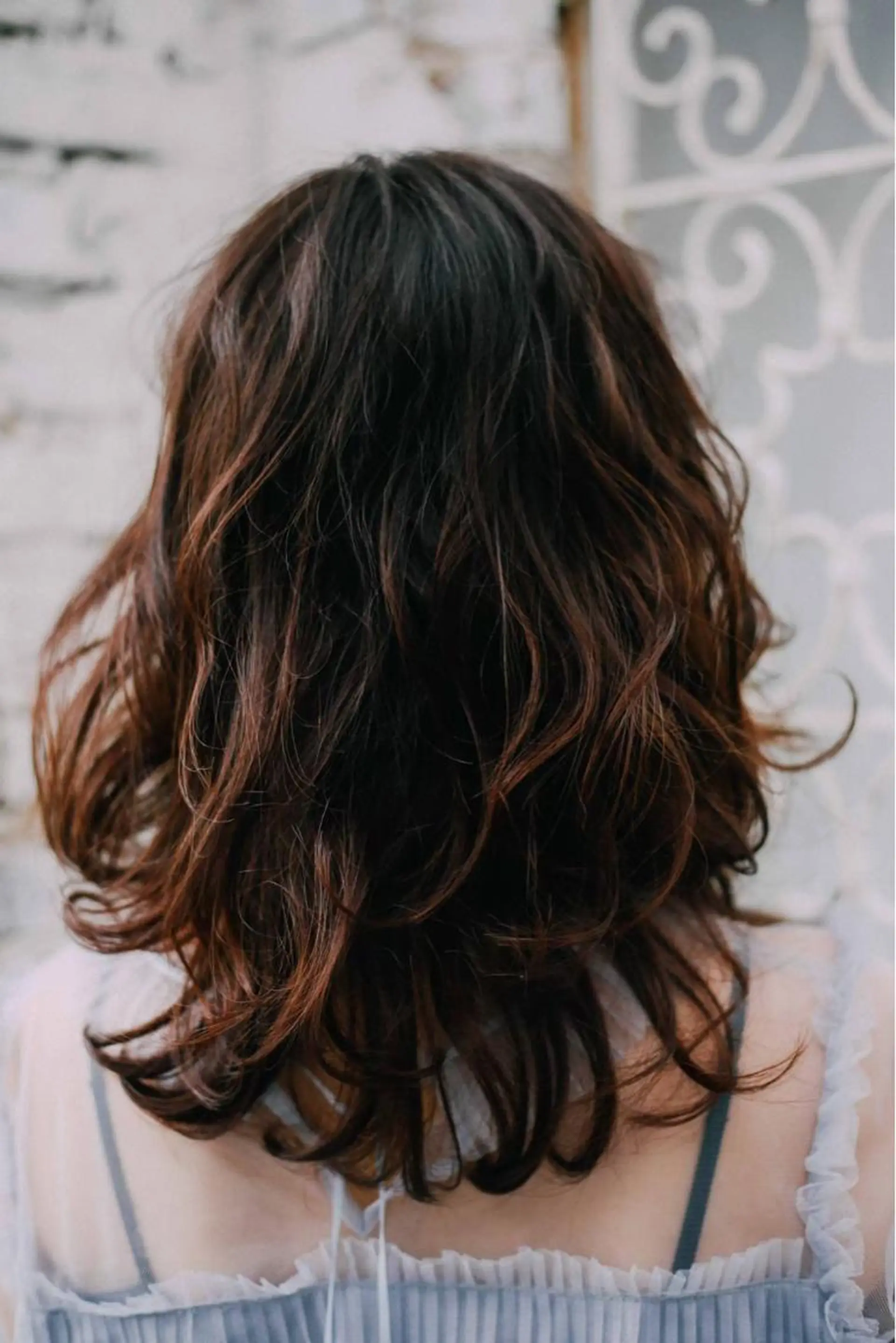 セミロング カット パーマ トリートメント 中田  翔のヘアスタイル