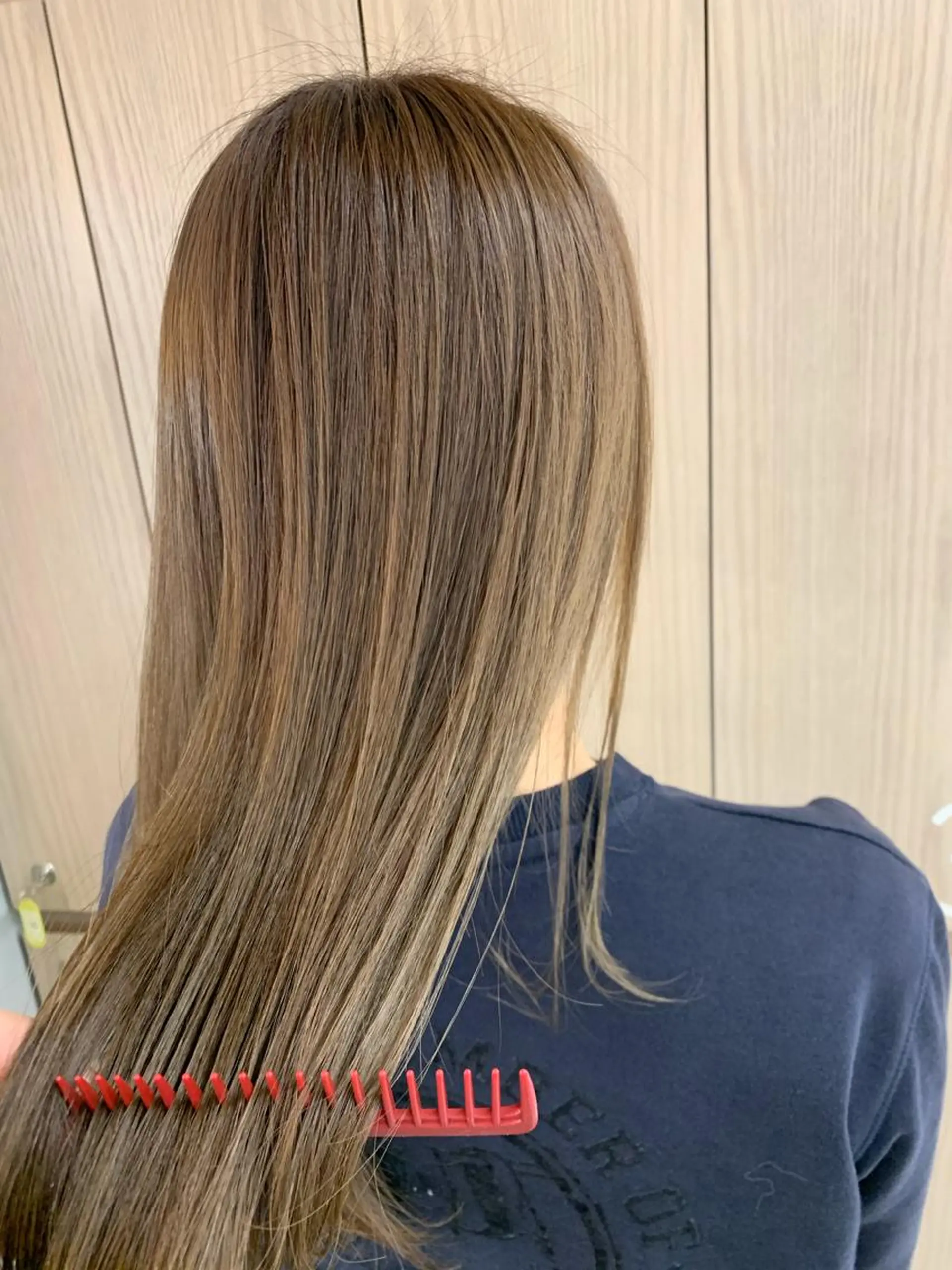 ミディアム カラー 透明感カラー Silk-lei【銀座店】所属・銀座/美髪縮毛矯正 /髪質改善/山本翔華のヘアスタイル