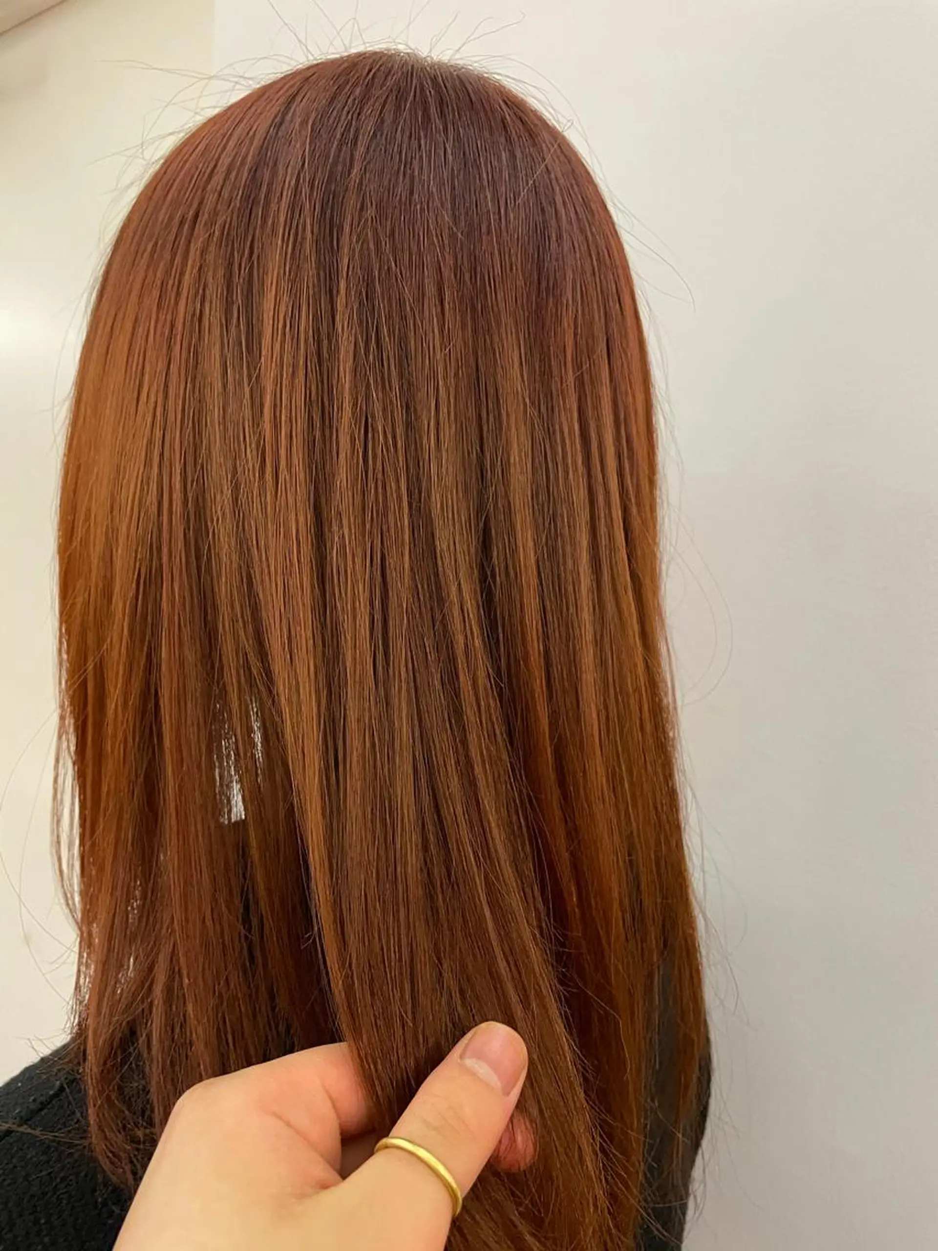 ミディアム カラー トリートメント カット 縮毛矯正 マツゴウ　カズヤ/金 沢文庫／パーマのヘアスタイル