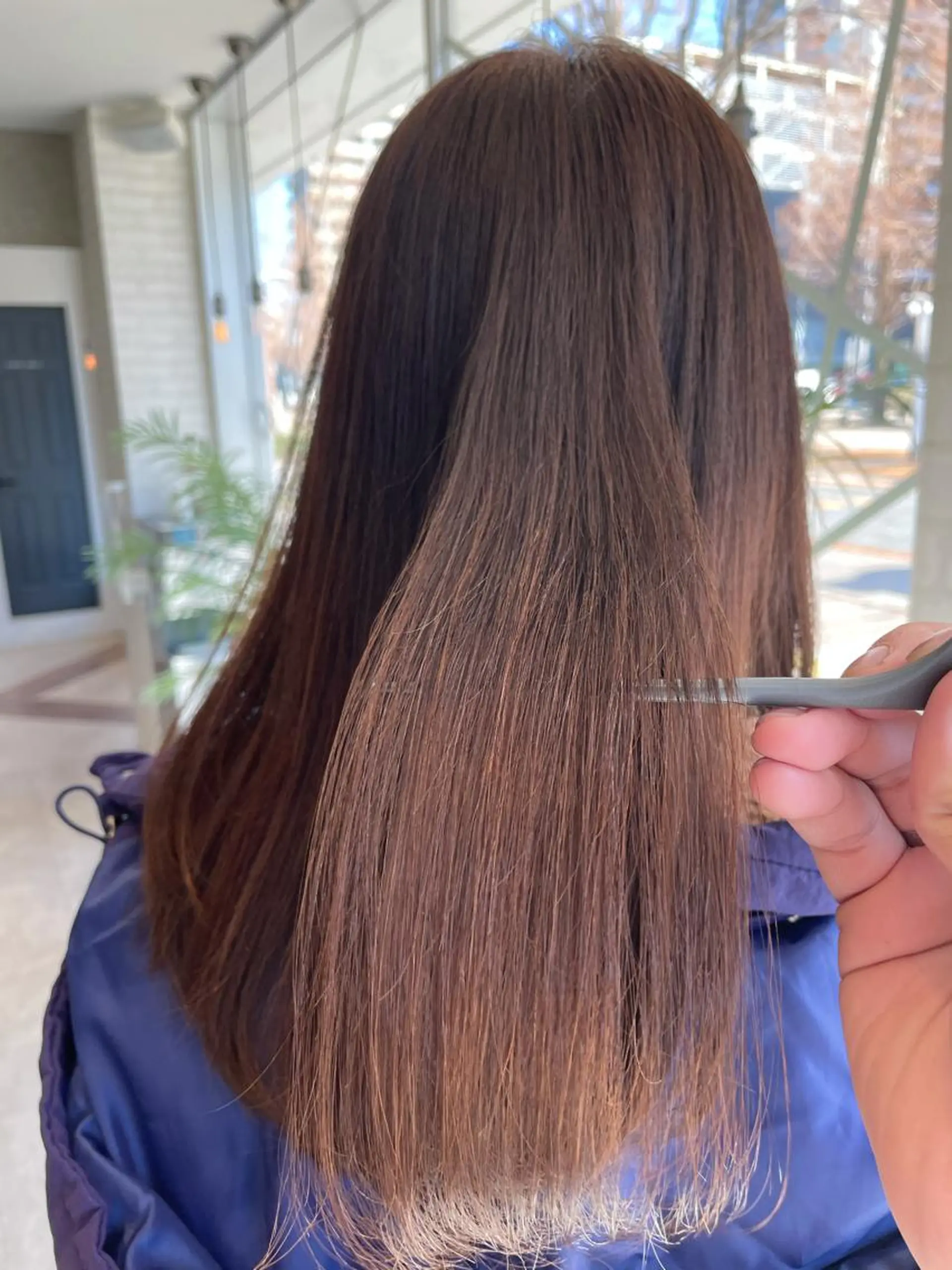 ロング カラー ケアブリーチ /髪質 改善/古橋圭史郎のヘアスタイル