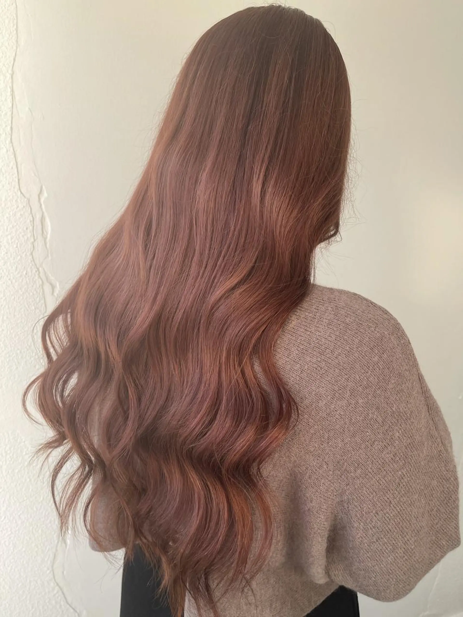 ロング カラー カット ヘアカラー トリートメント &chaLme   心斎橋所属・emi/髪質改善/ 韓国風/艶カラーのヘアスタイル