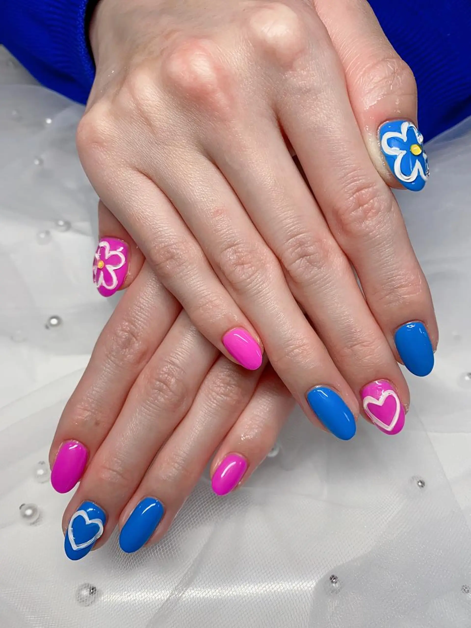 ネイル アートネイル クリアネイル ぷっくりネイル ハンドネイル Jasmine nailsalon所属・ジャスミン ネイルサロンのネイルデザイン