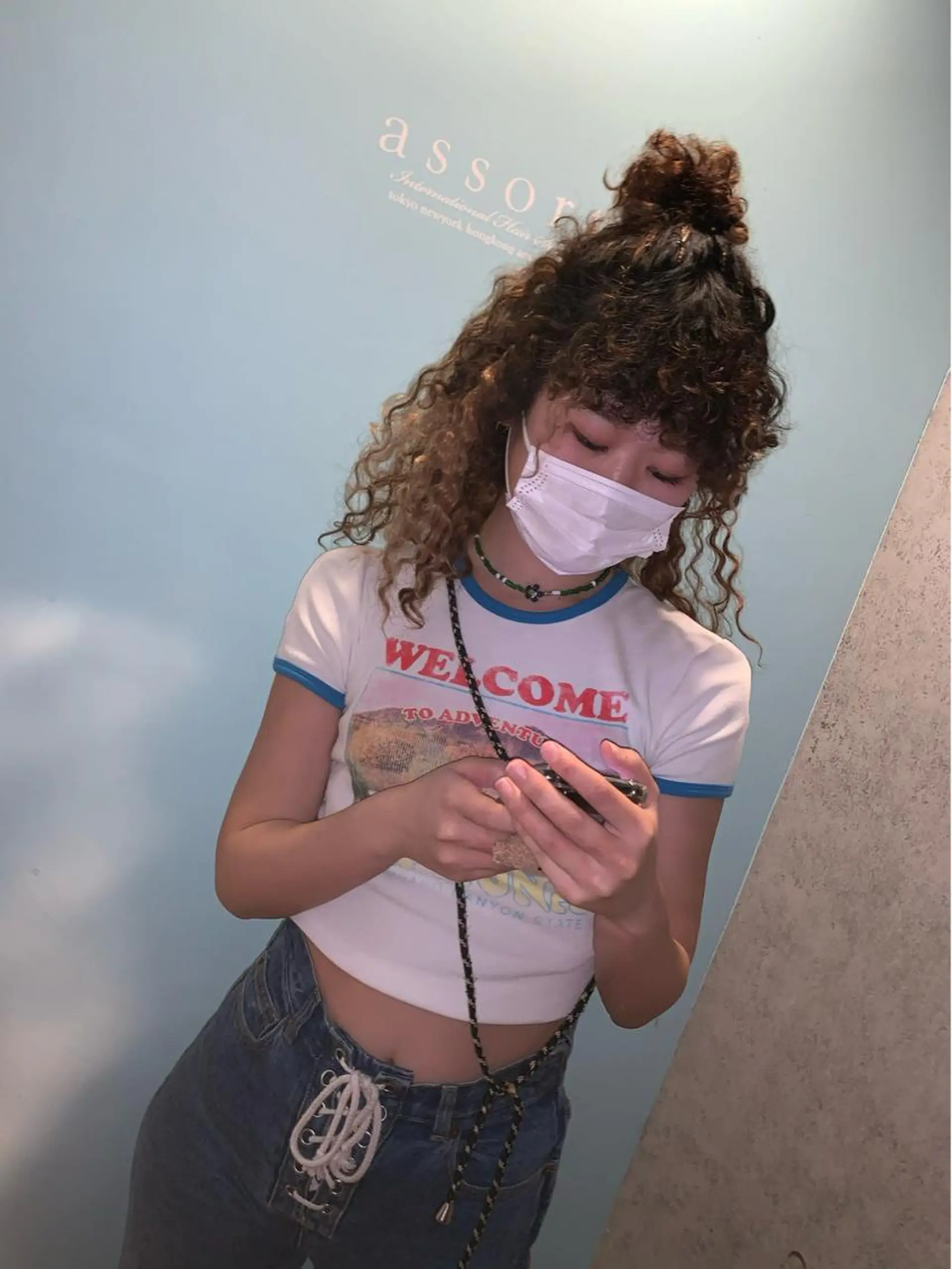 セミロング パーマ カット パーマ トリートメント ally hairsalon所属・Emi .のヘアスタイル