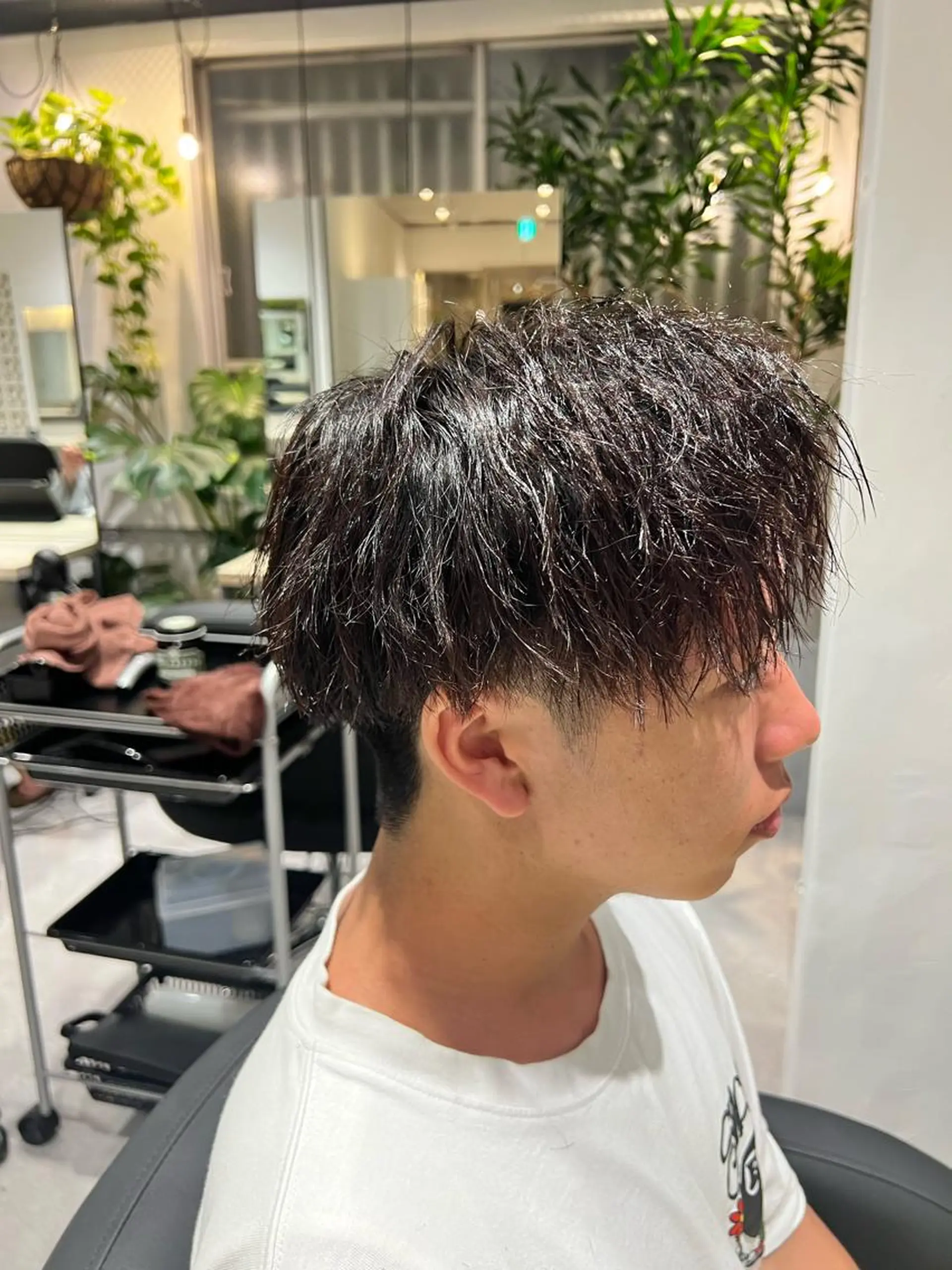 ショート パーマ メンズ 【パーマ満足度No. 1🥇】宮脇 大樹のヘアスタイル