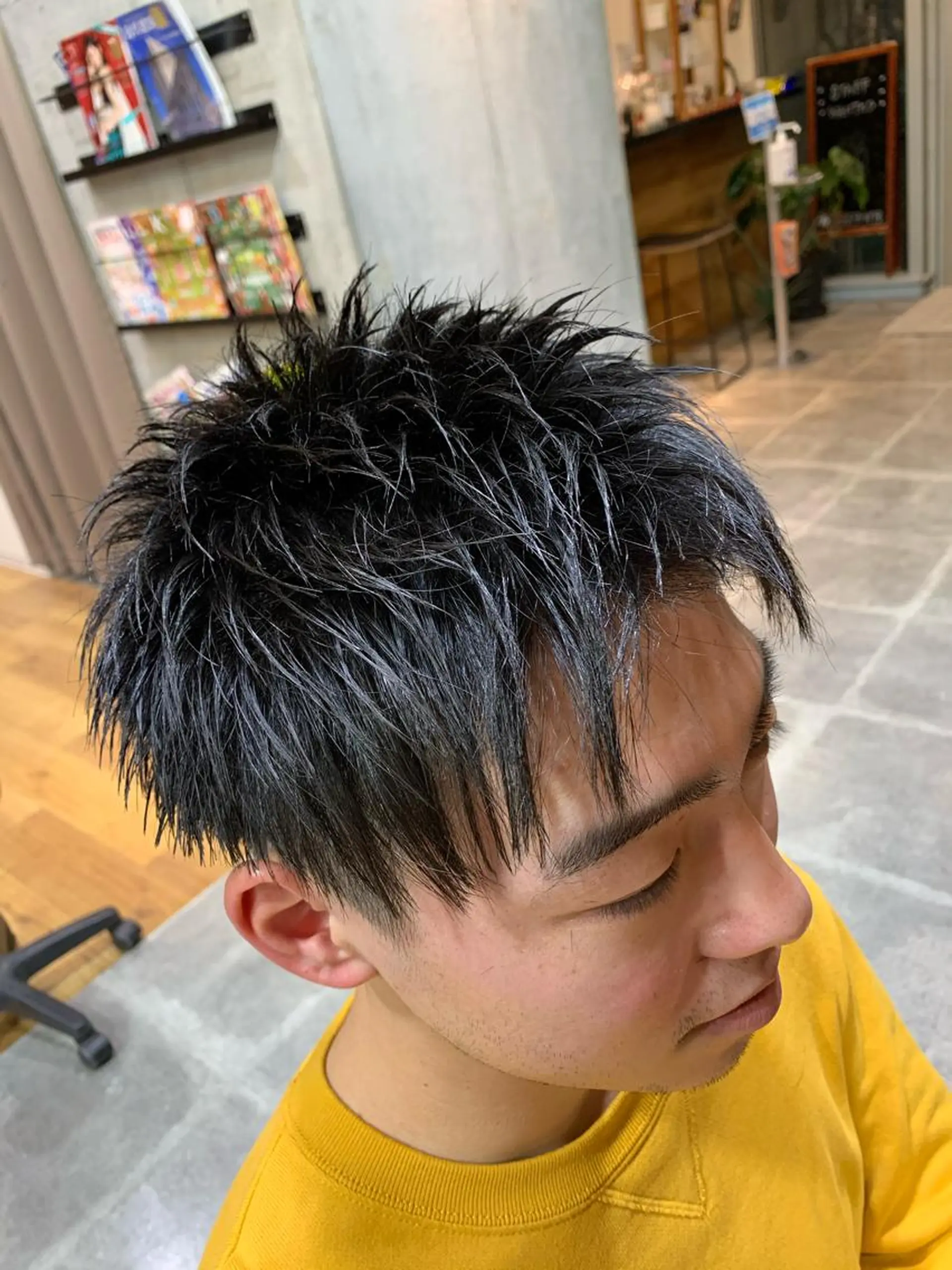 ショート メンズ 天野 開のヘアスタイル