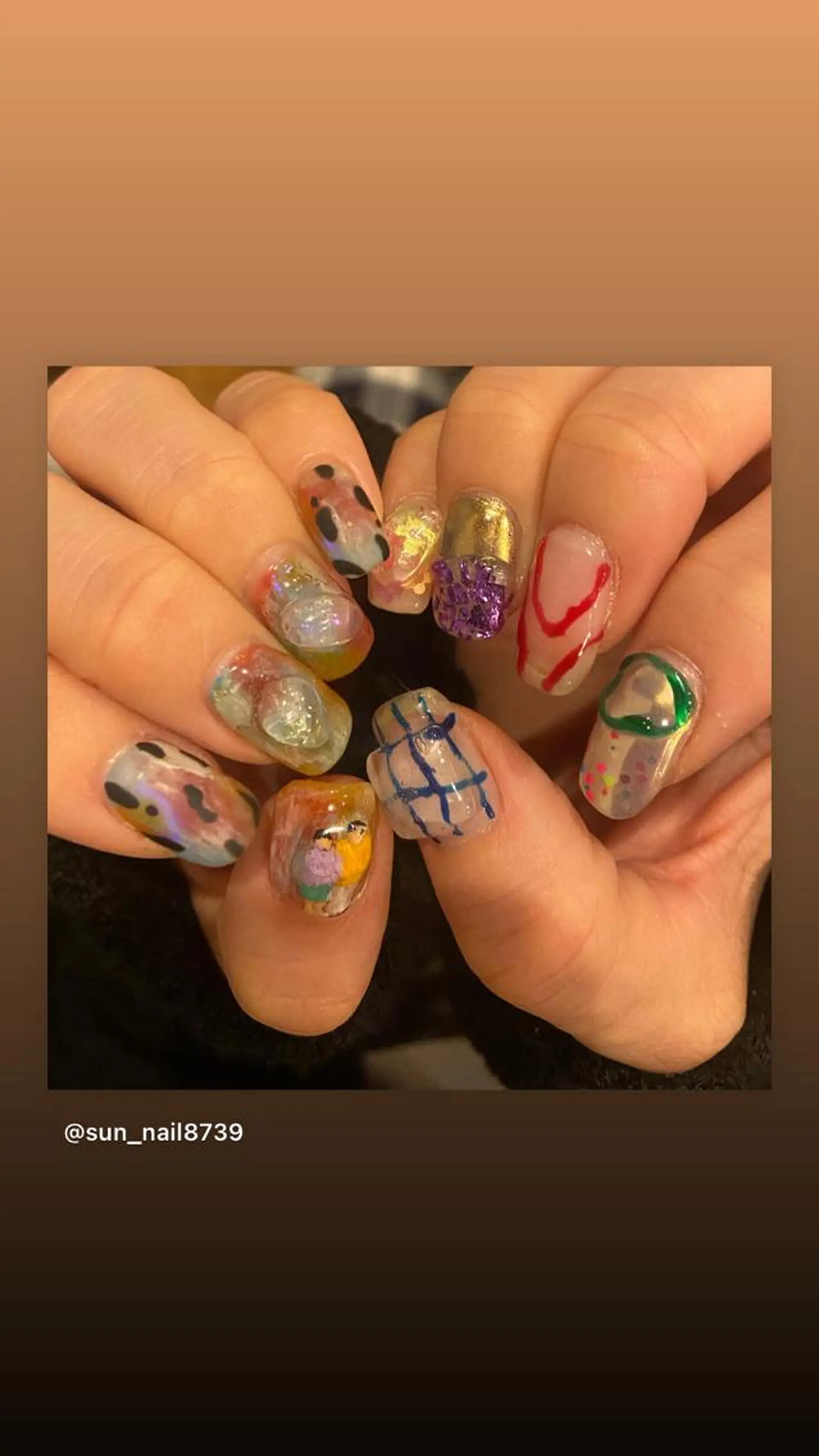 ネイル アートネイル ネイルチップ . unffのネイルデザイン