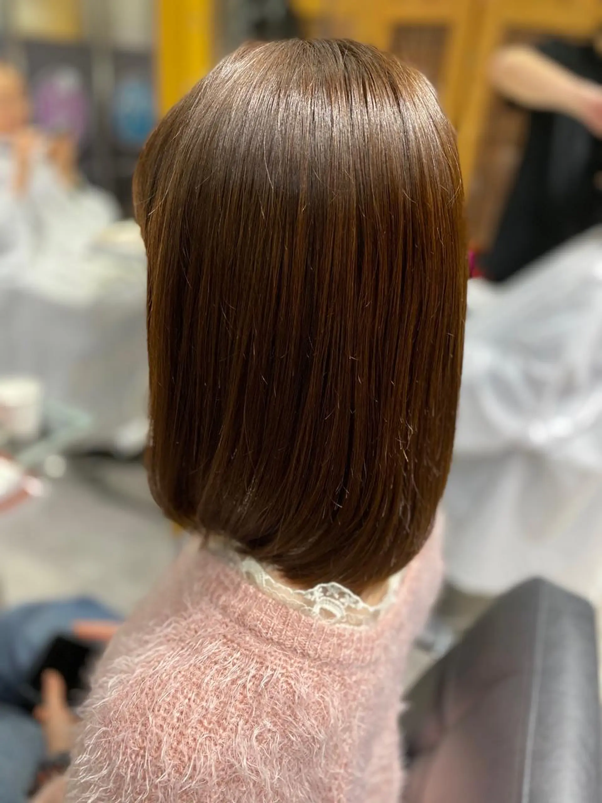 セミロング カラー 金丸 弘大✨のヘアスタイル