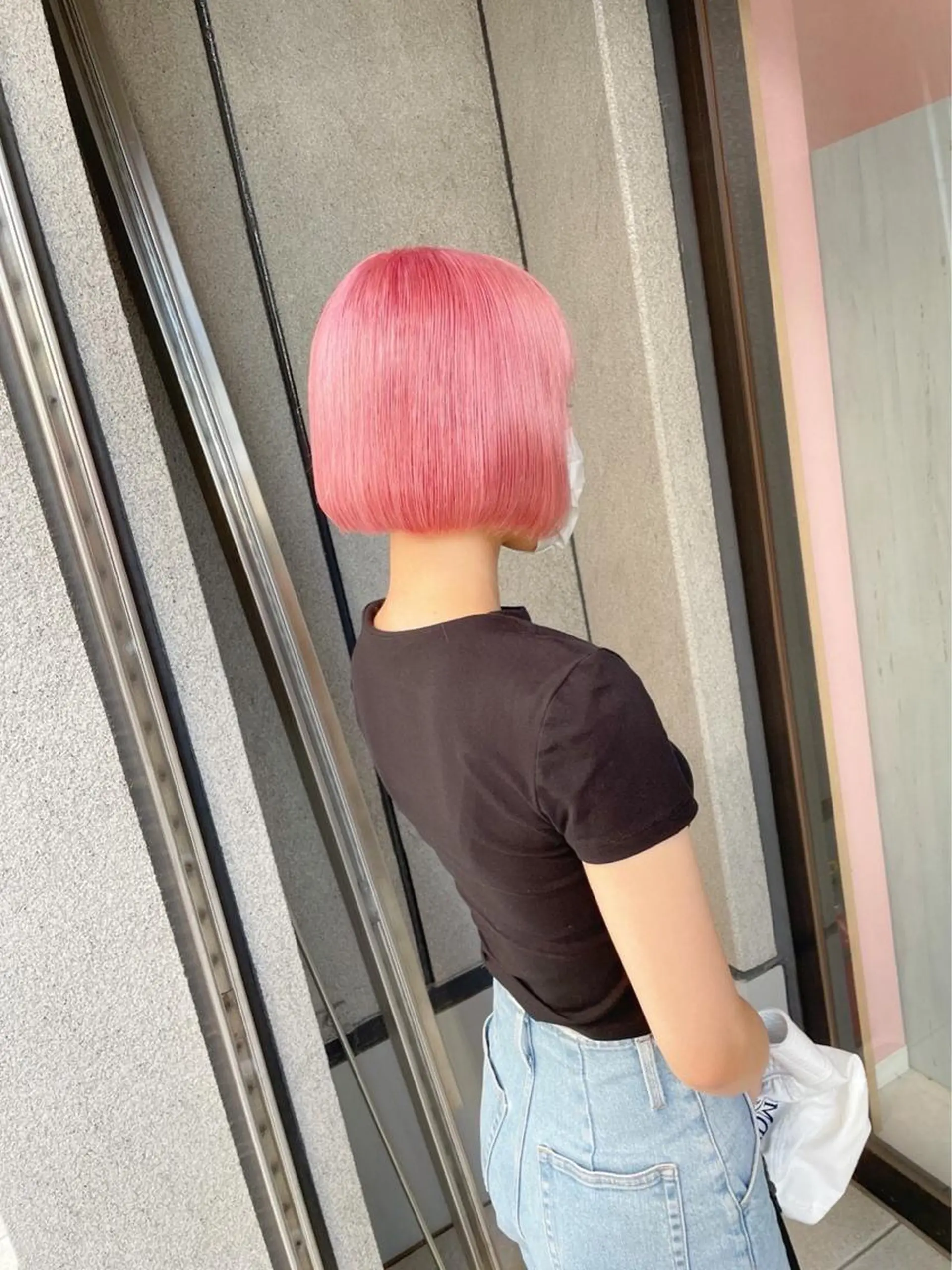 セミロング カラー セミロングパーマ ブリーチ ハイトーンカラー メンズ特化/パーマ/ 骨格矯正カット/真人のヘアスタイル