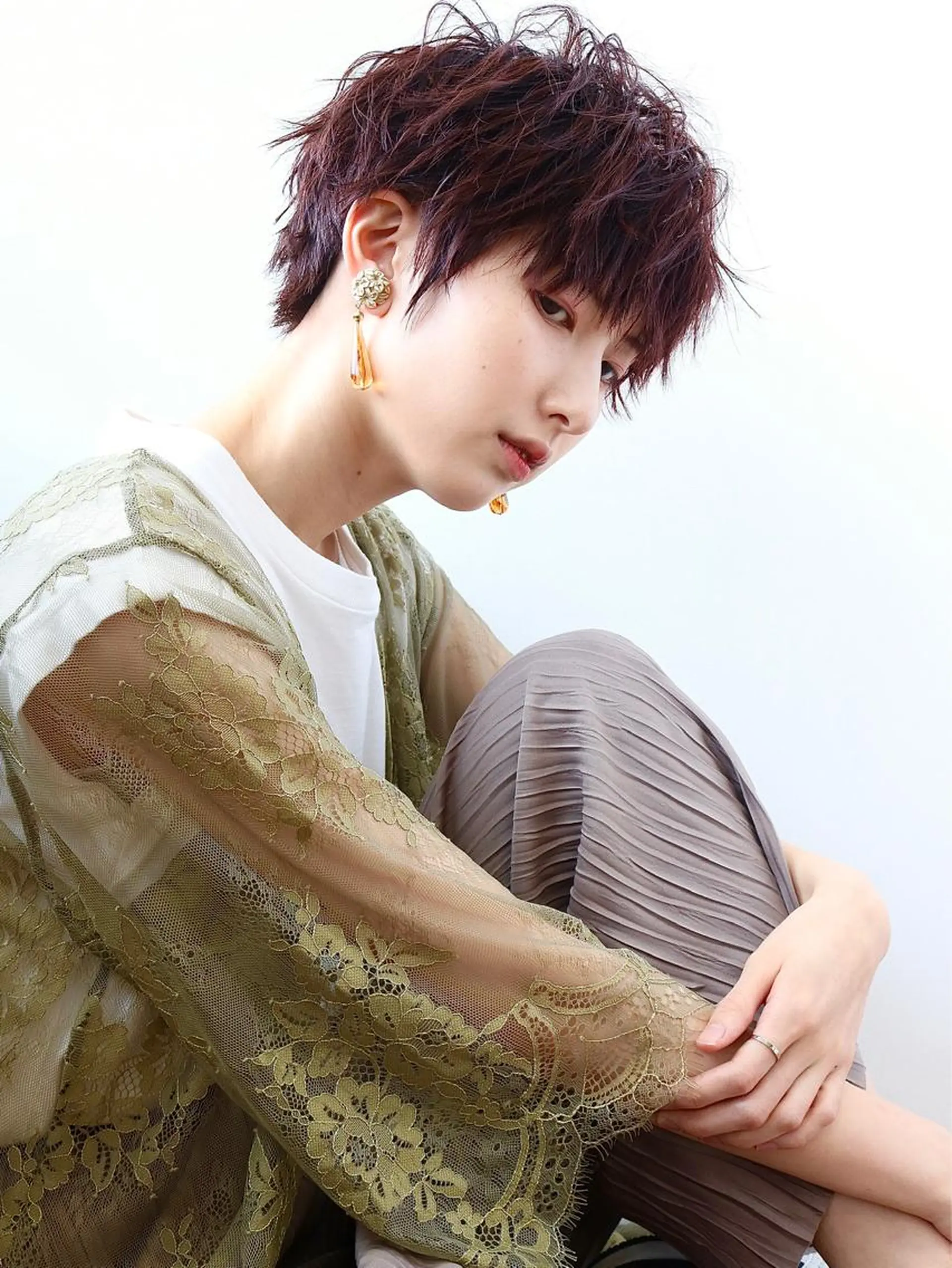 ショート カット ヘアカラー 北谷 安博のヘアスタイル