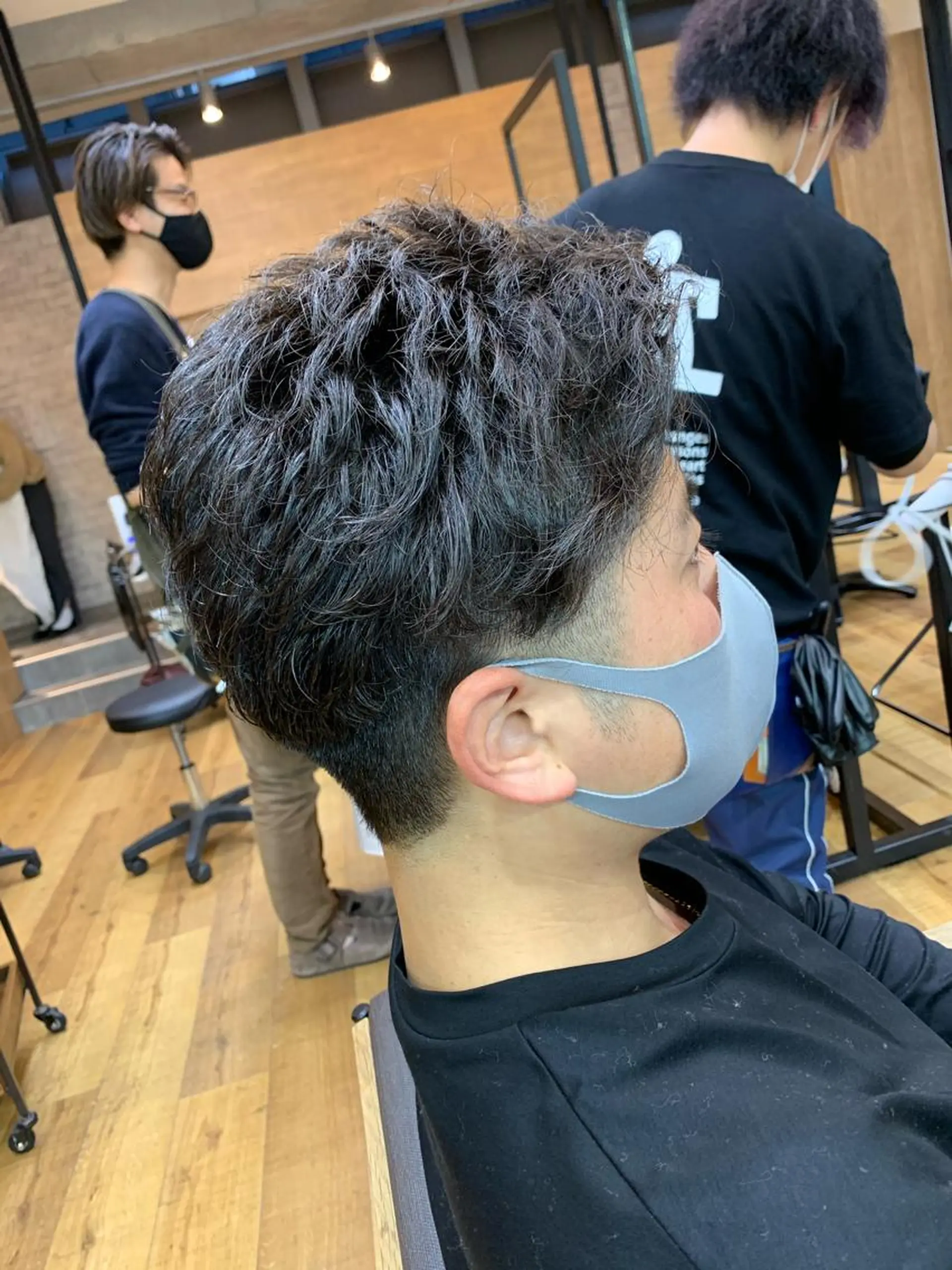 パーマ メンズ 天野 開のヘアスタイル