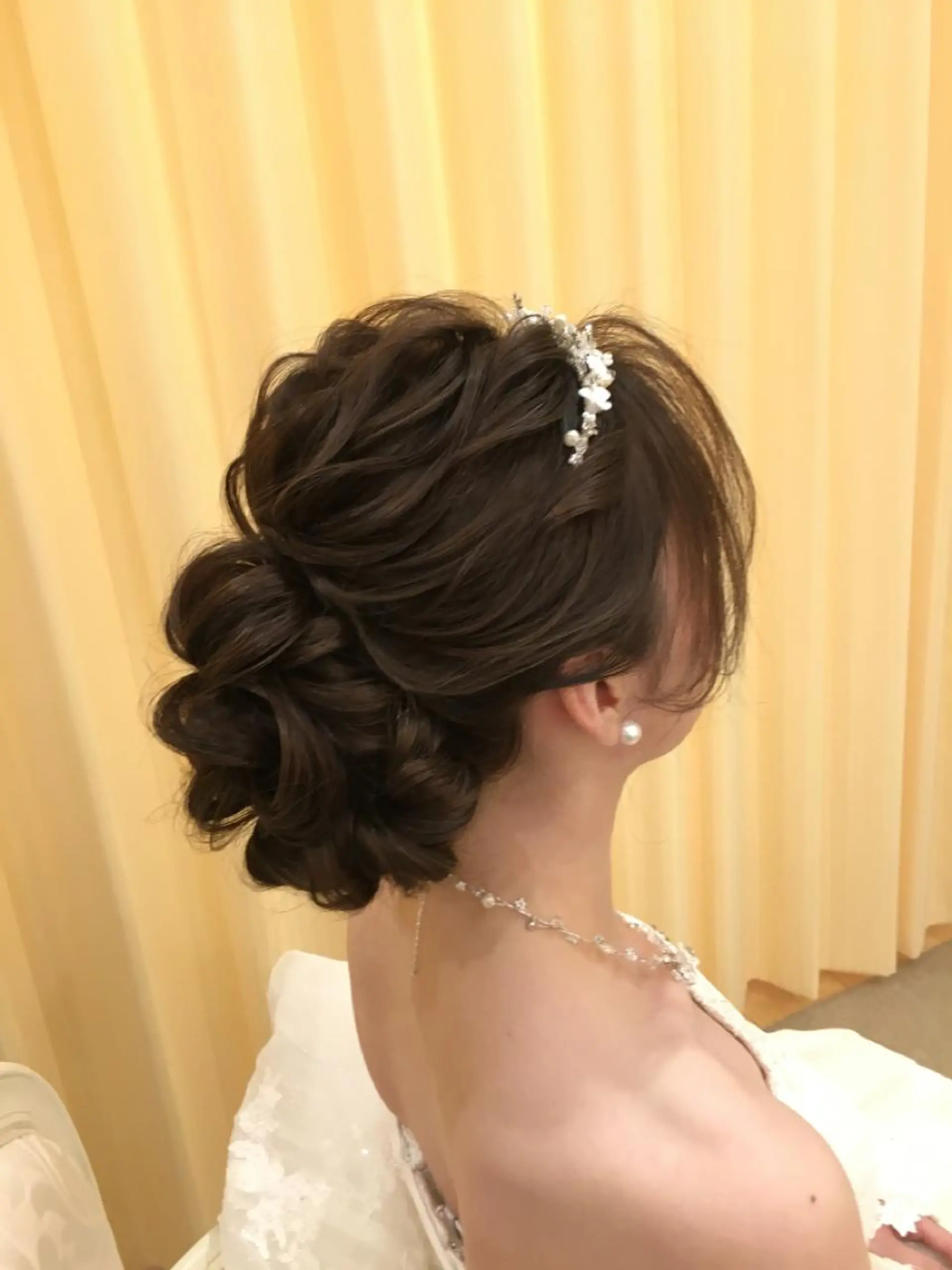 ロング ヘアアレンジ ヘアアンドメイクムタ 新居のヘアスタイル