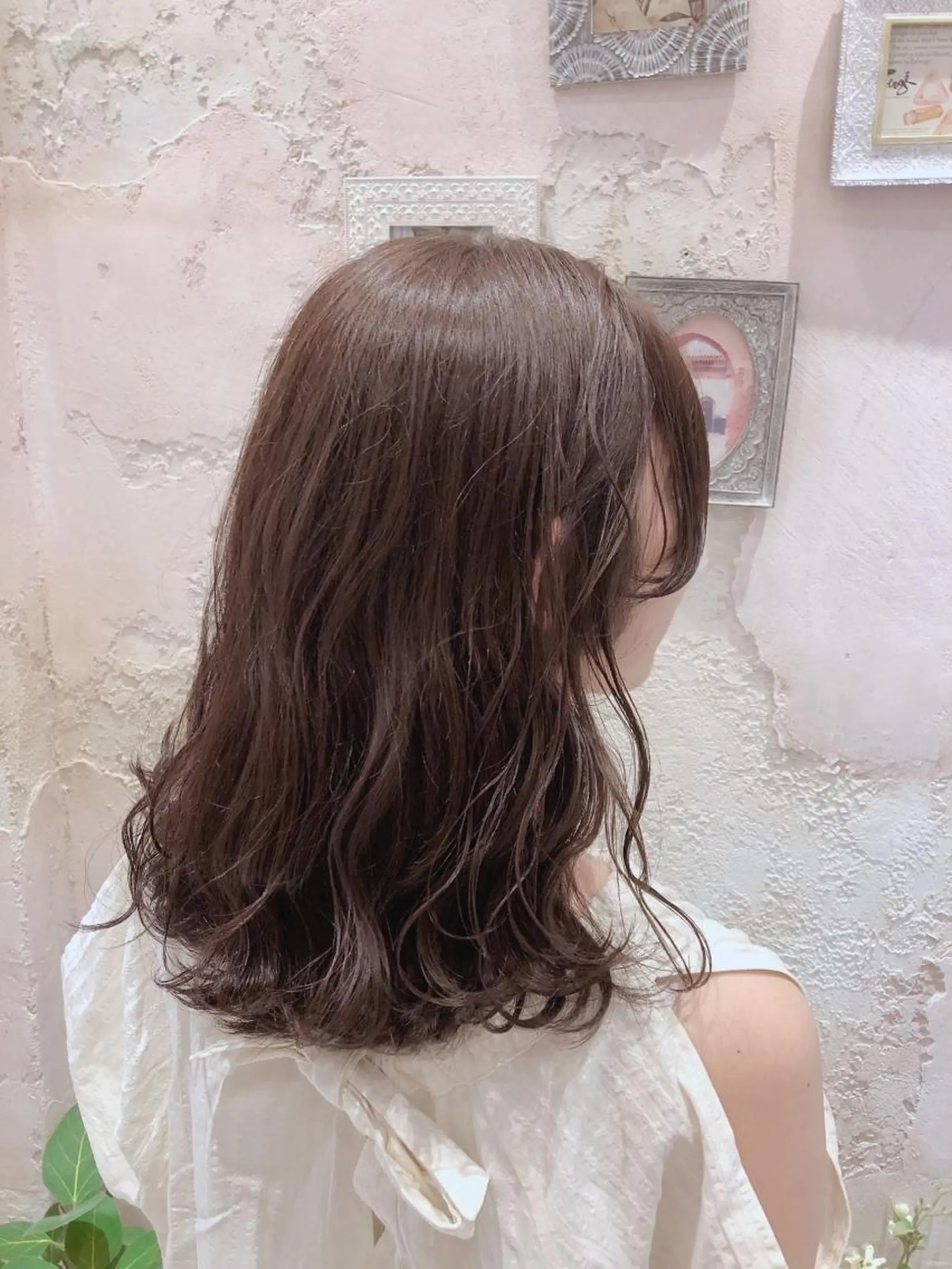 ミディアム カット ヘアカラー トリートメント 代表山口ひな 髪質改善のプロのヘアスタイル