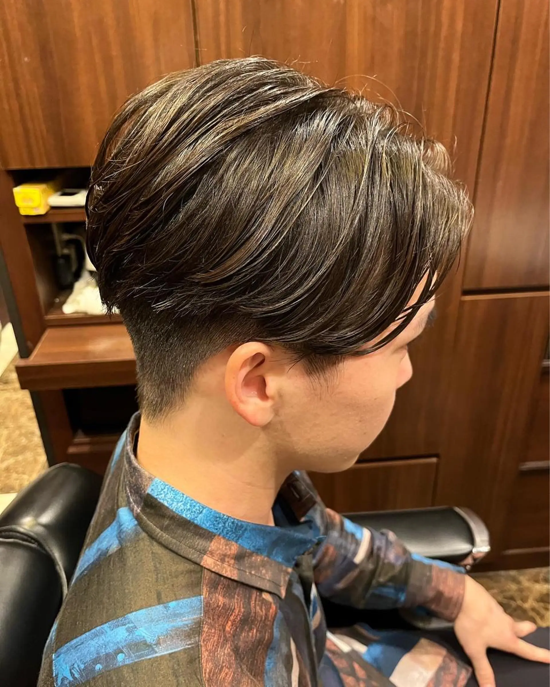 ミディアム メンズ 寺本 竜也のヘアスタイル