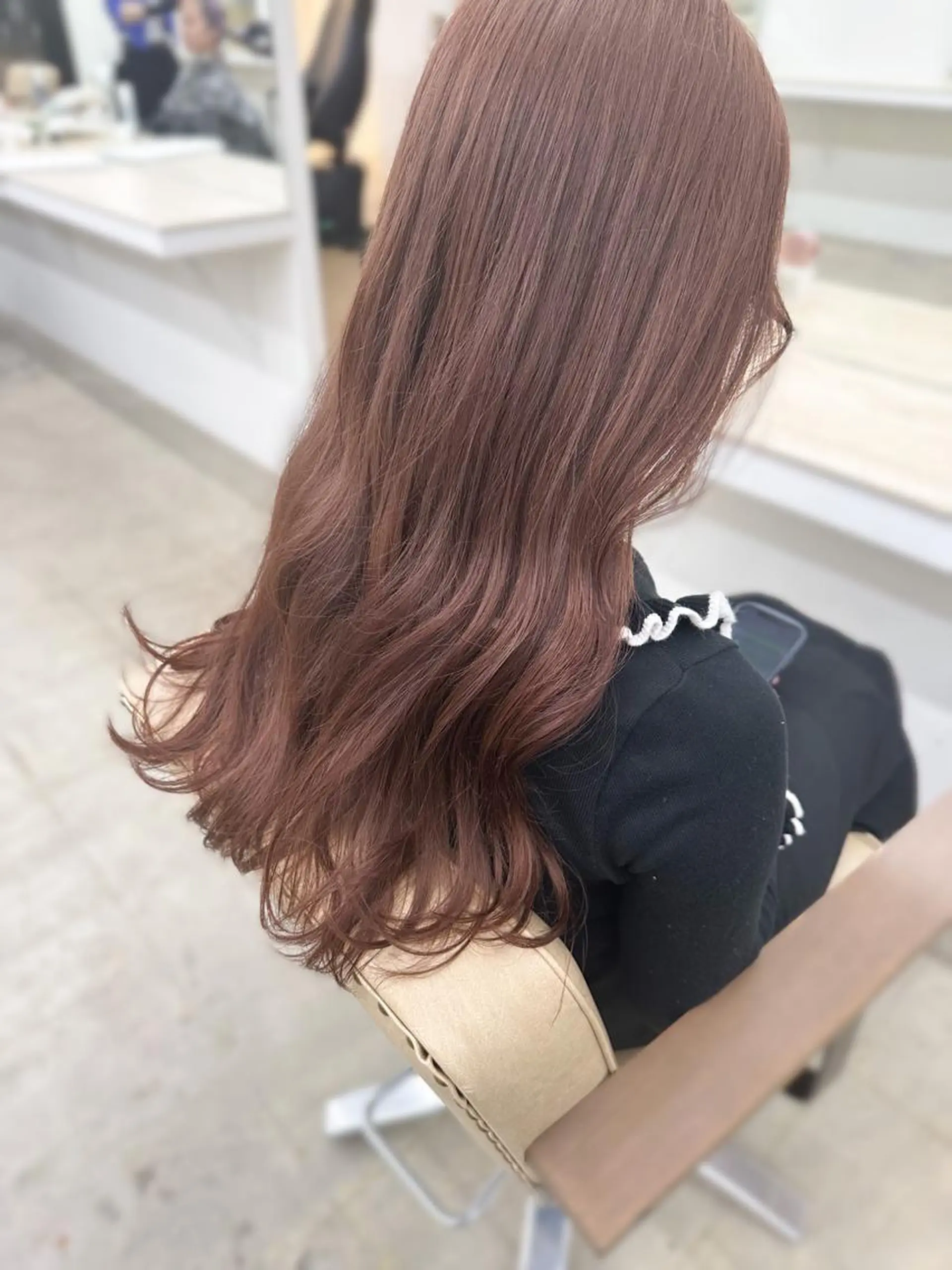 ロング カラー 🌼透明感艶カラー オリーブ🌼河村咲のヘアスタイル