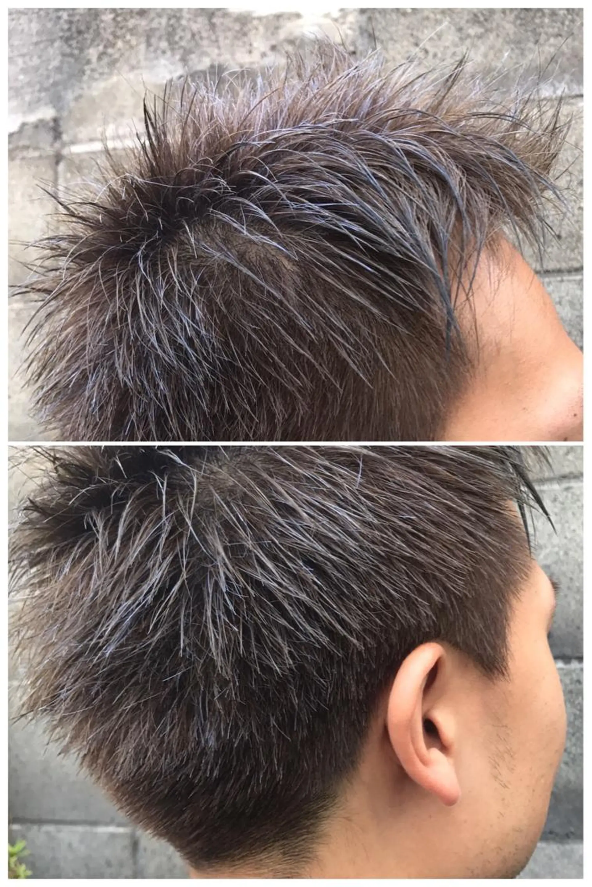 ショート カラー メンズ テラモト カズヨシのヘアスタイル