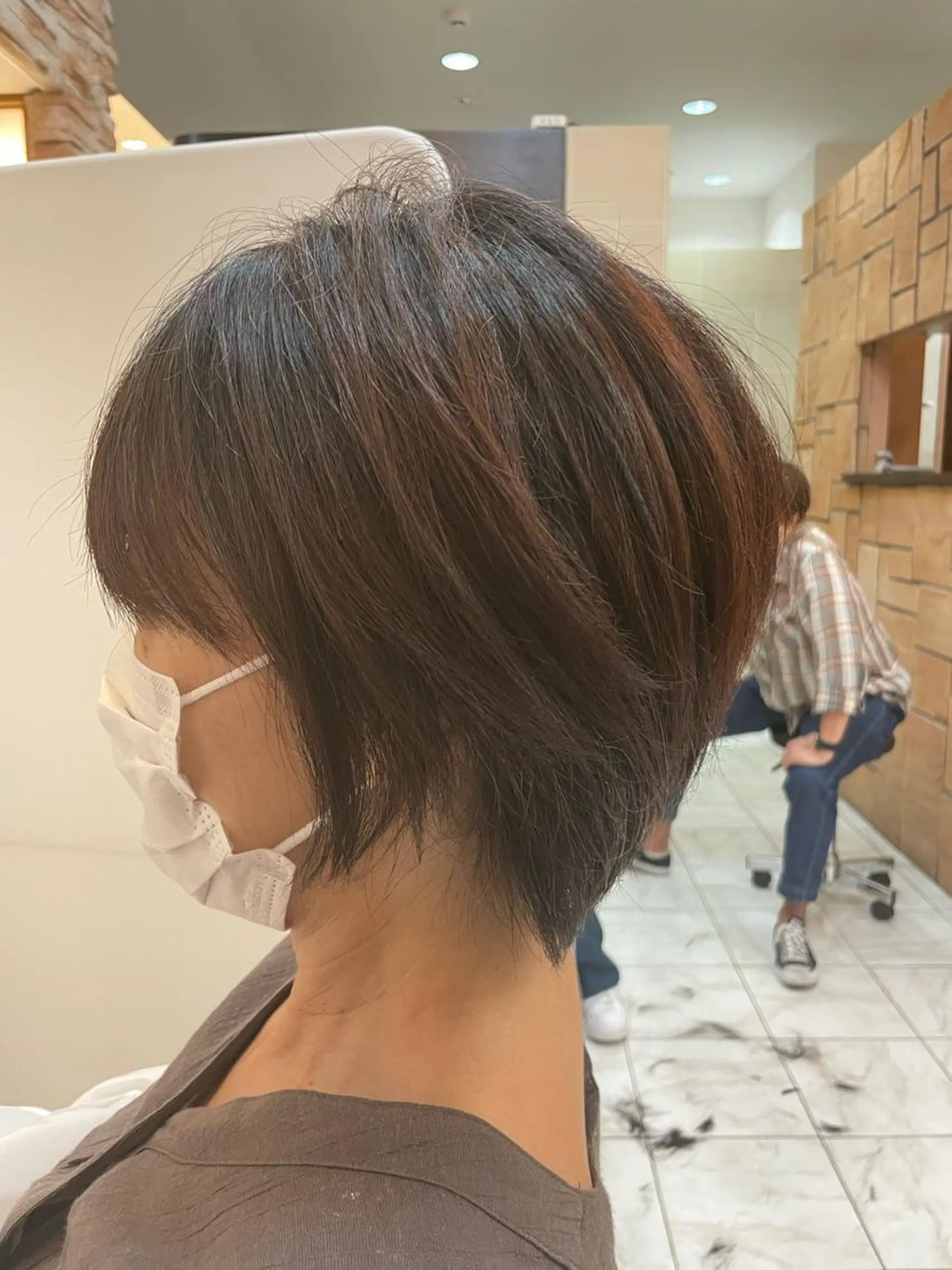 ショート 新籾 尚哉のヘアスタイル