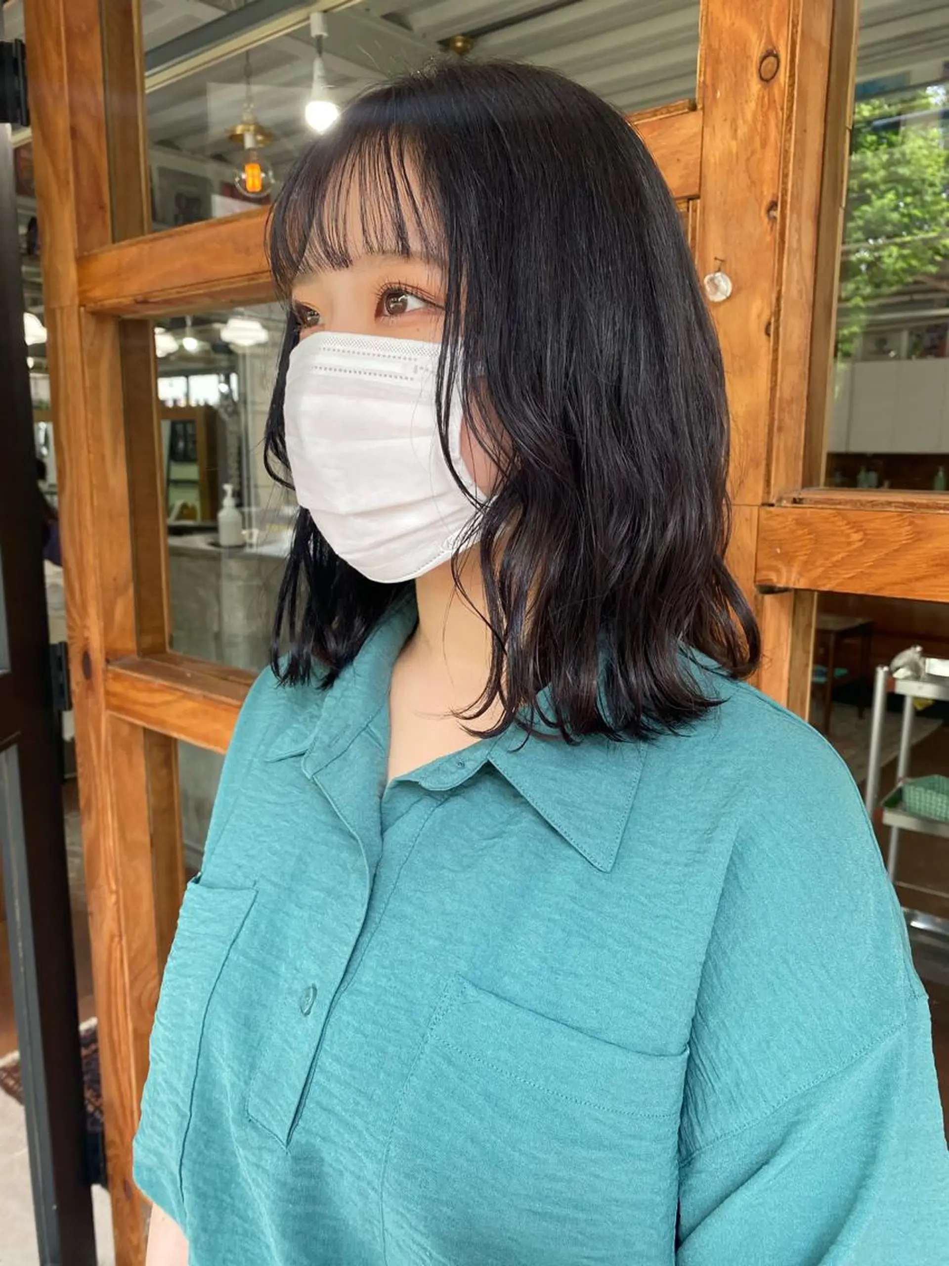 ミディアム カラー ブリーチ 透明感カラー ヘアカラー なぎ🌿.∘[ボブ, ニュアンスカラー]のヘアスタイル