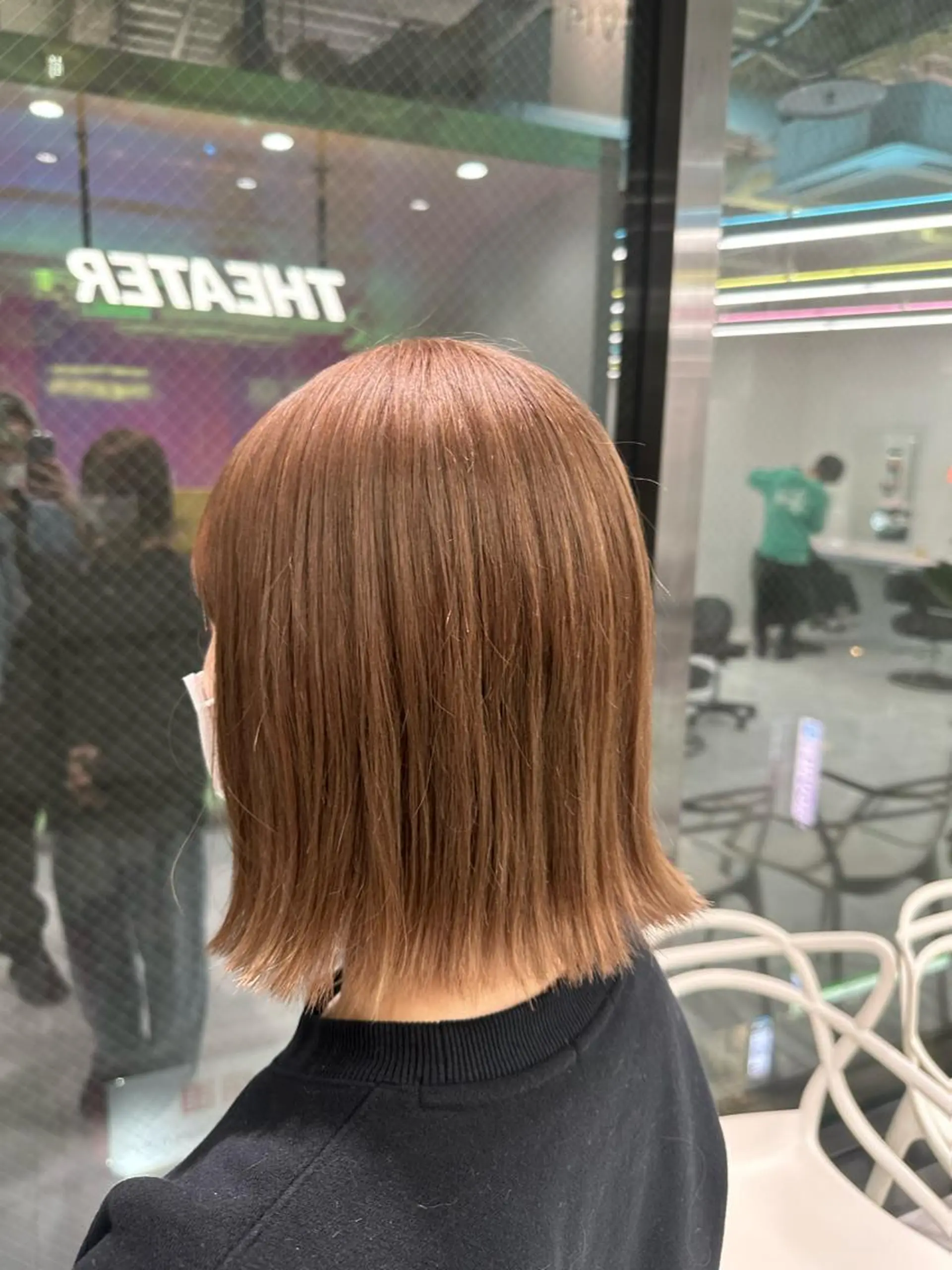 ショート カラー ベージュカラー ミルクティーベージュ ヘアカラー トリートメント 🫧ハイトーン🫧 ベージュ🫧徹哉のヘアスタイル