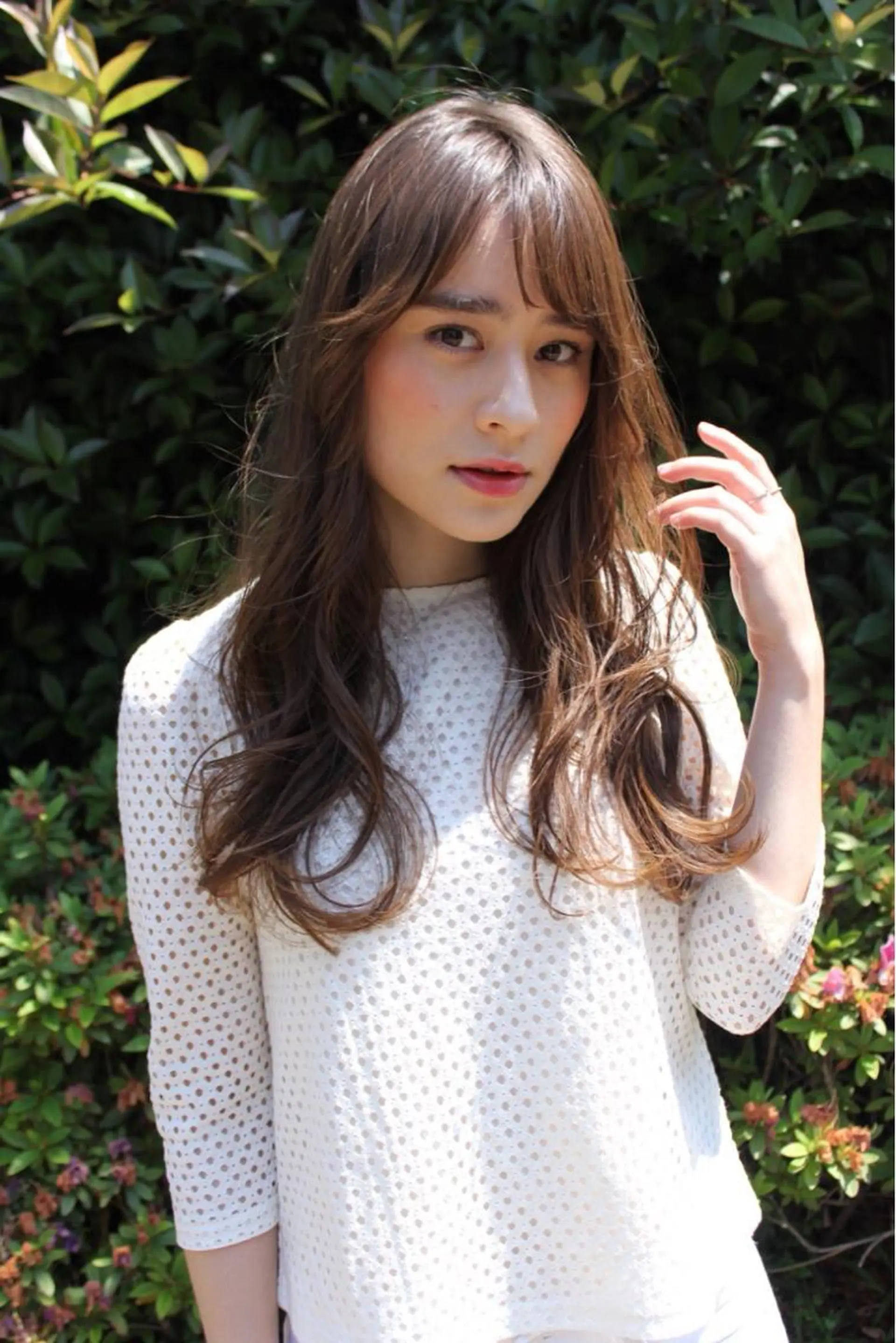 ロング カラー THE DAY所属・AKI HASHIMOTOのヘアスタイル