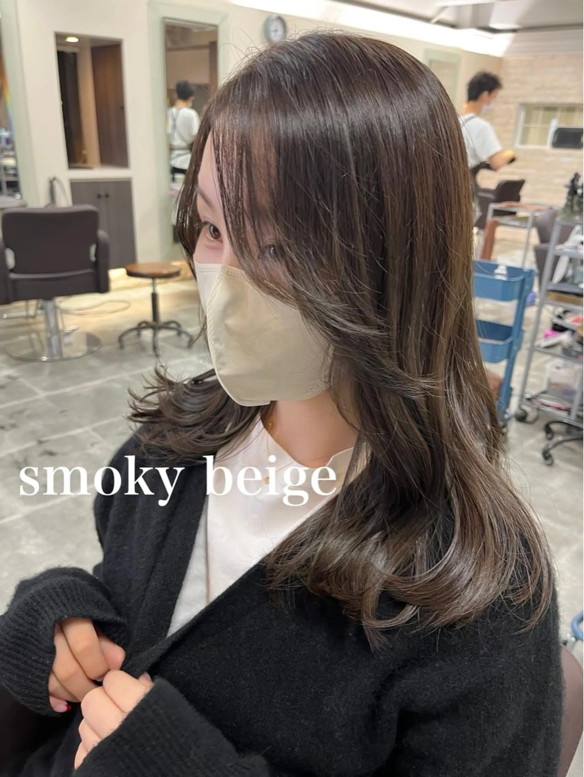 ロング カラー ヘアアレンジ アディクシーカラー 黒髪 透明感カラー ボブ レイヤーカット SALOWIN恵比寿所属・ヘッドスパで脳を 整える✨chacoのヘアスタイル