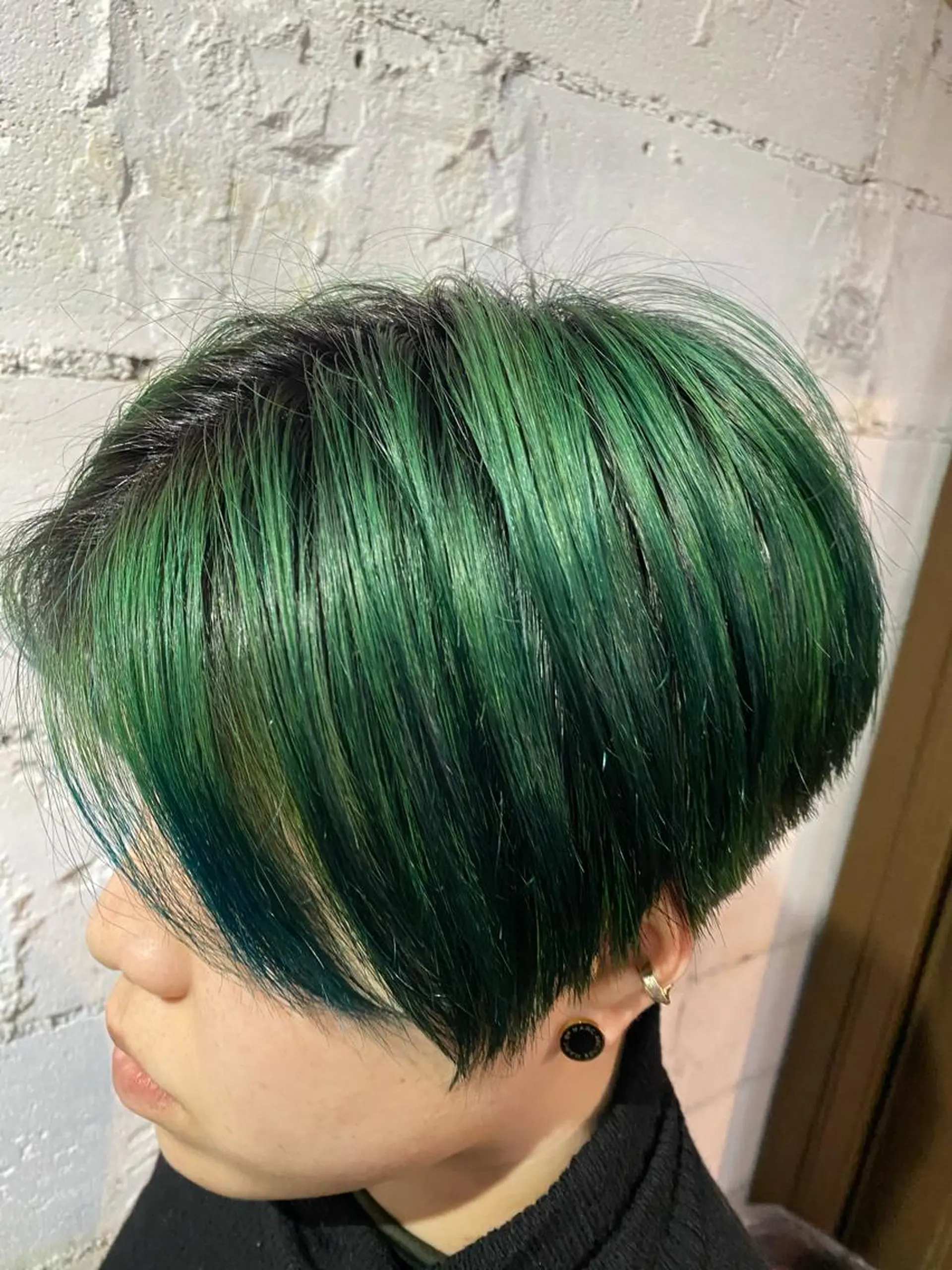 ショート カラー ハンサムショート ブリーチ ショートヘア カット トリートメント 【韓国レイヤー特化 ハッシュカット】のヘアスタイル