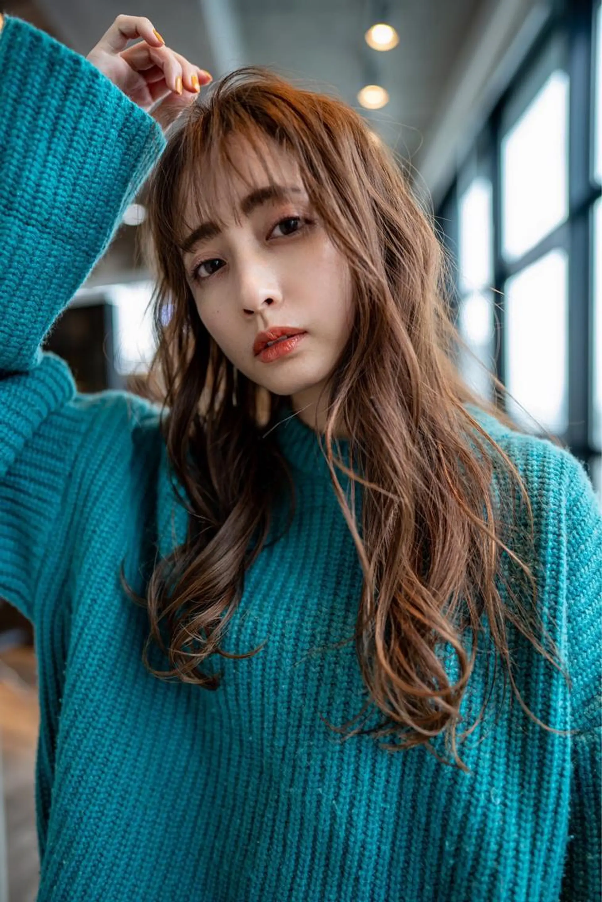 ミディアム カラー パーマ カット ヘアカラー トリートメント 🉐レイヤー/塩見 弘樹🉐渋谷のヘアスタイル