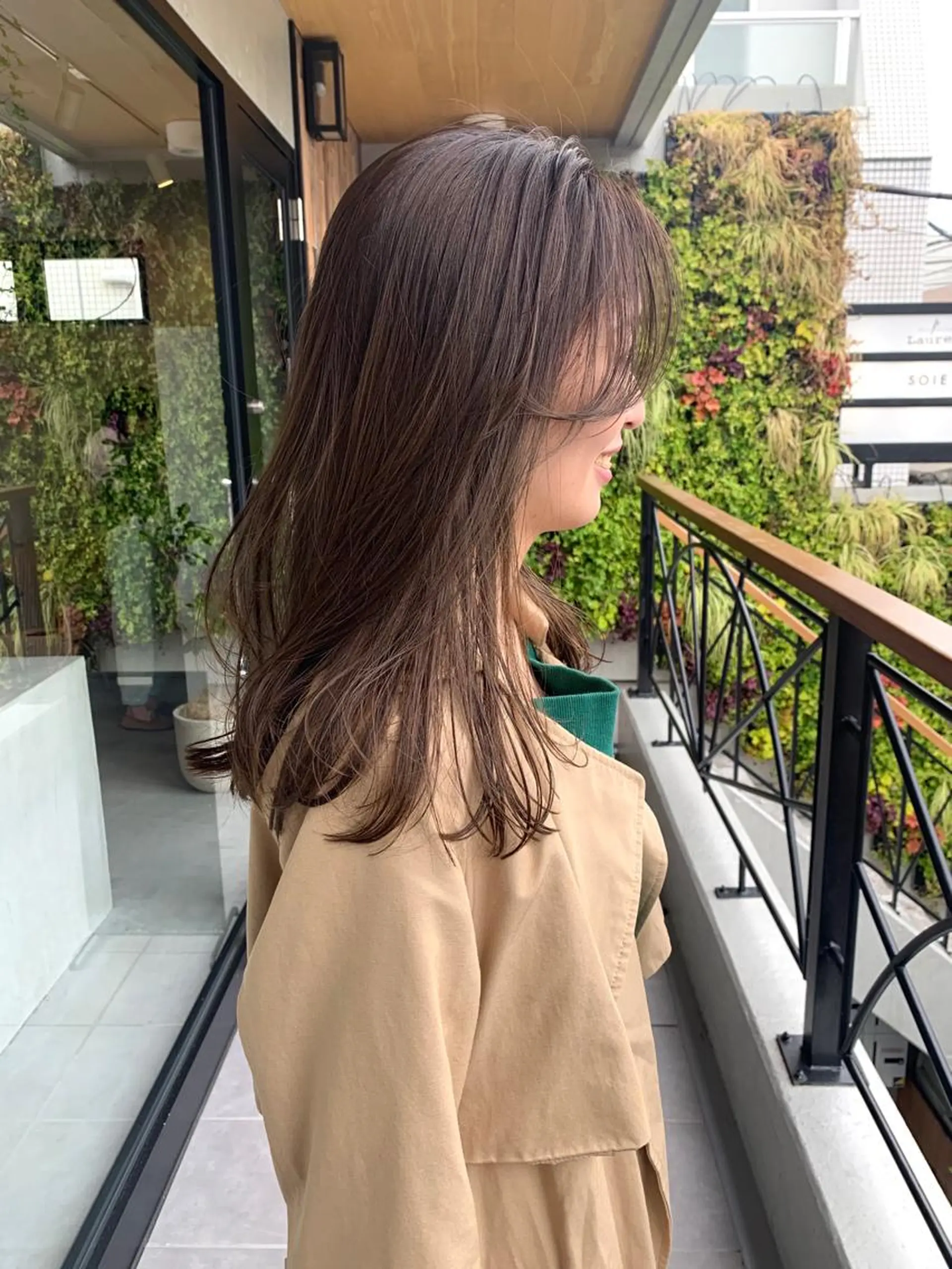 セミロング カラー ブラウンカラー マロンブラウン トリートメント 柔らかブラウン/顔周 りレイヤー♡ユウシのヘアスタイル