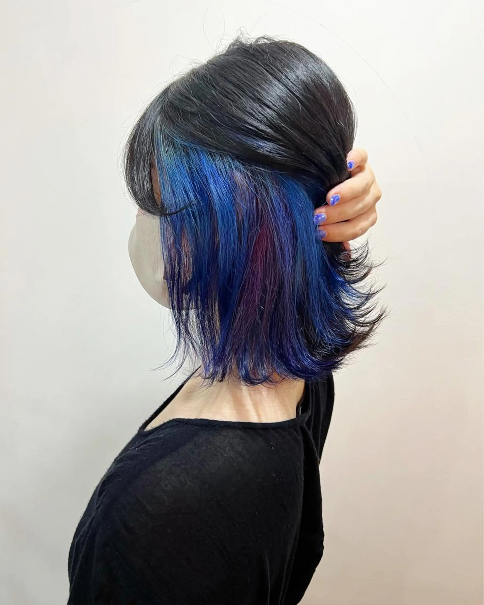 ミディアム カラー ユニコーンカラー カット ヘアカラー フラム所属・WATANABE MISAKIのヘアスタイル