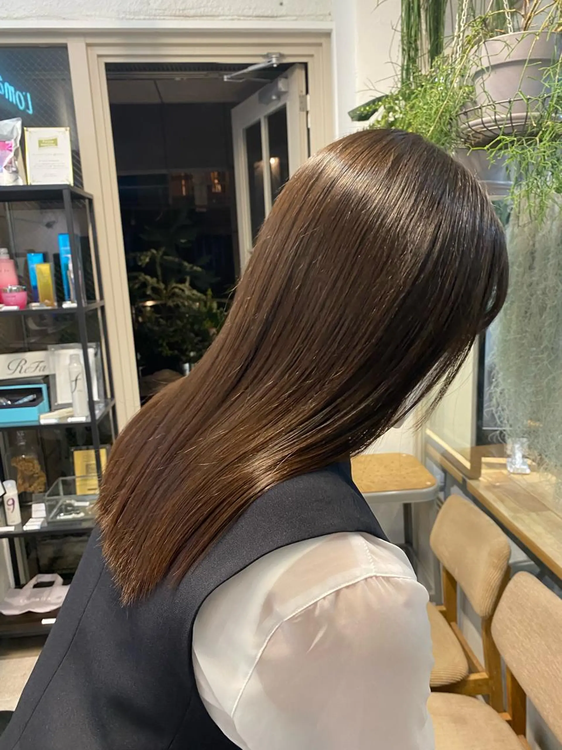 ロング カラー パーマ ヘアアレンジ 縮毛矯正 縮毛矯正/カラー ✨️Mariamuのヘアスタイル