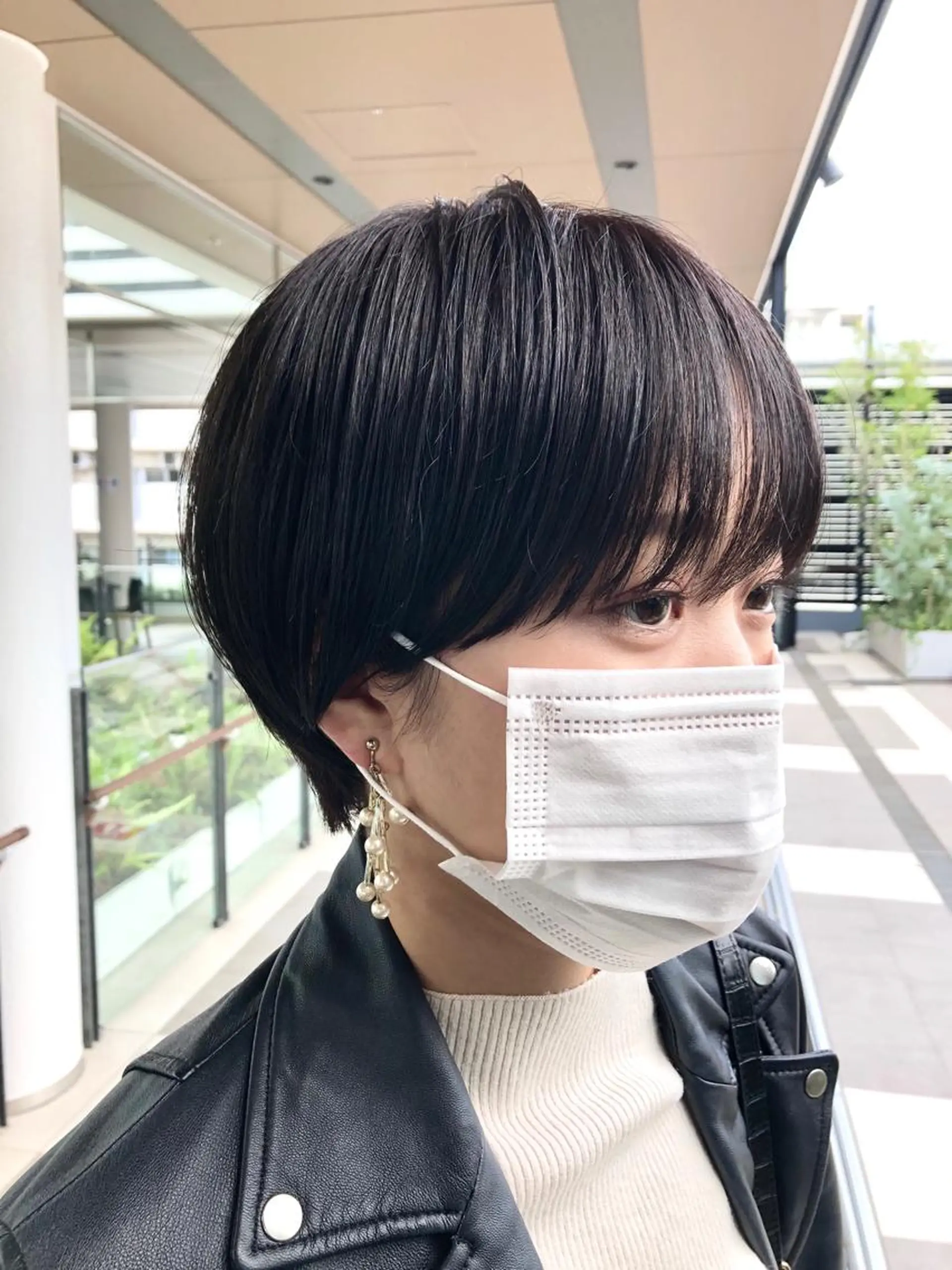 ショート カラー ヘアアレンジ ベリーショート 伸ばしかけ ショートヘア クドウレイ fifth渋谷のヘアスタイル