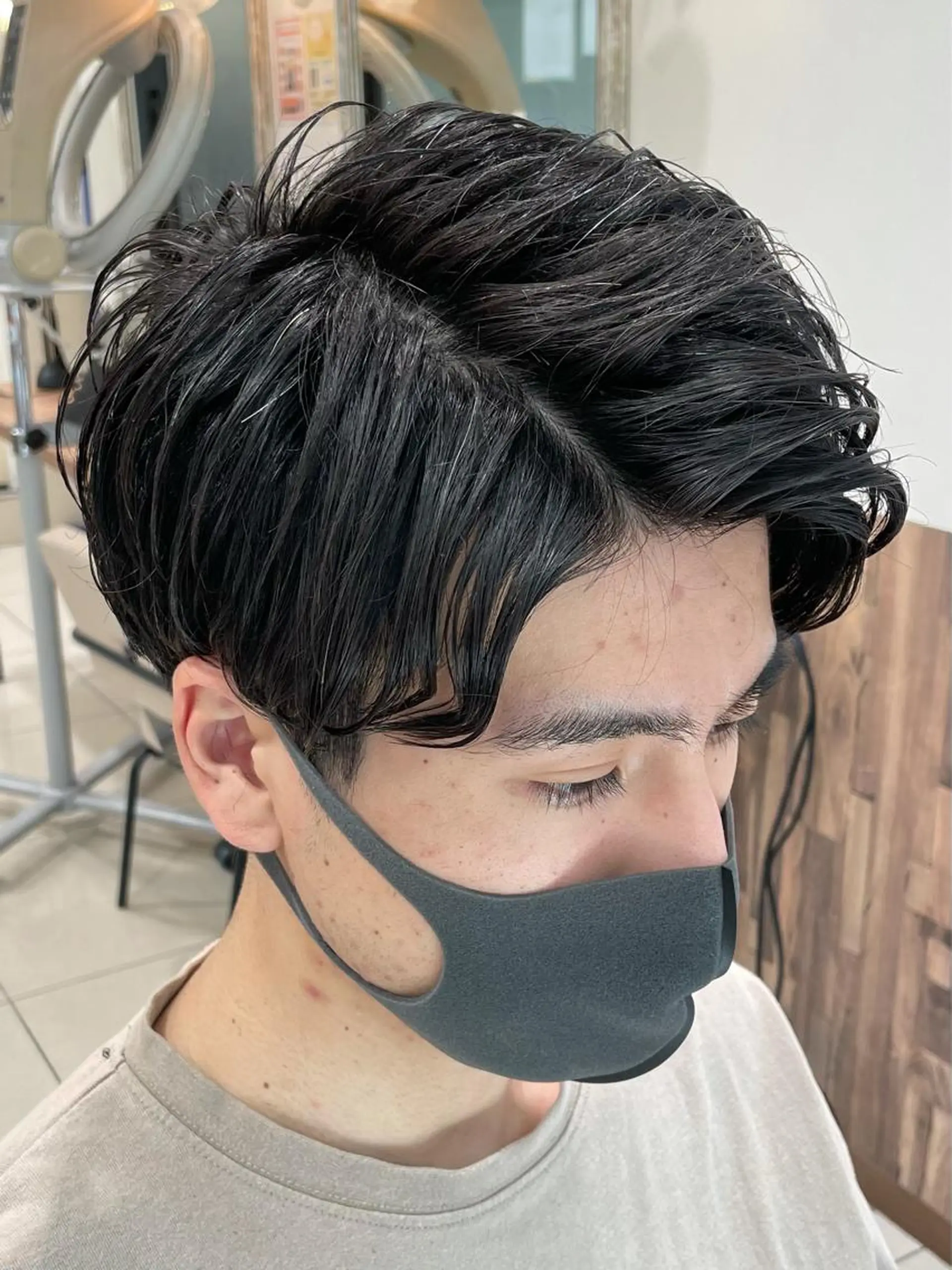 ショート パーマ メンズ 井上 武輝のヘアスタイル