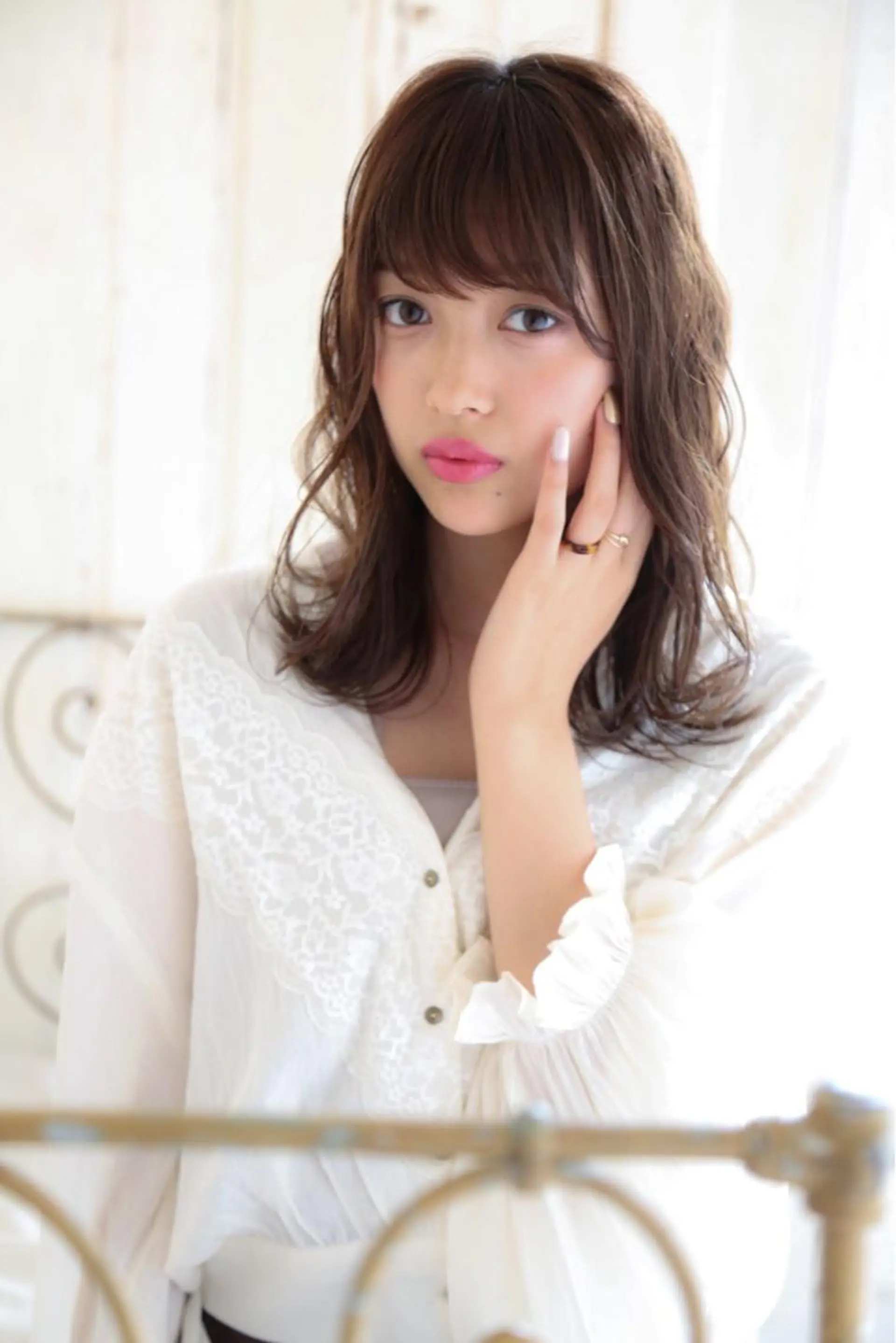 セミロング 石渡このみ 🍊レイヤーカットのヘアスタイル