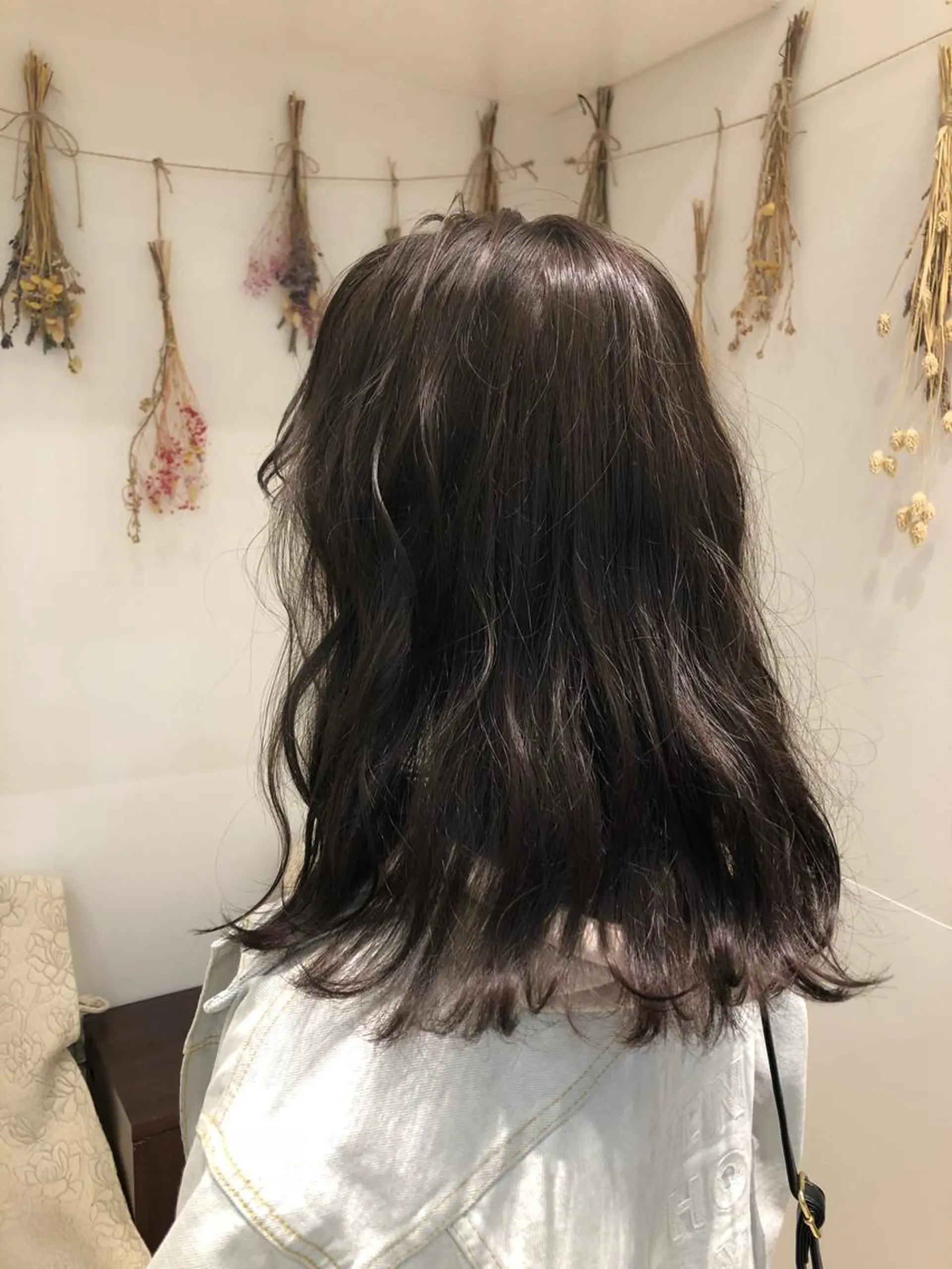 ミディアム カラー 透明感カラー グレージュ はだゆうき @hadadan08のヘアスタイル