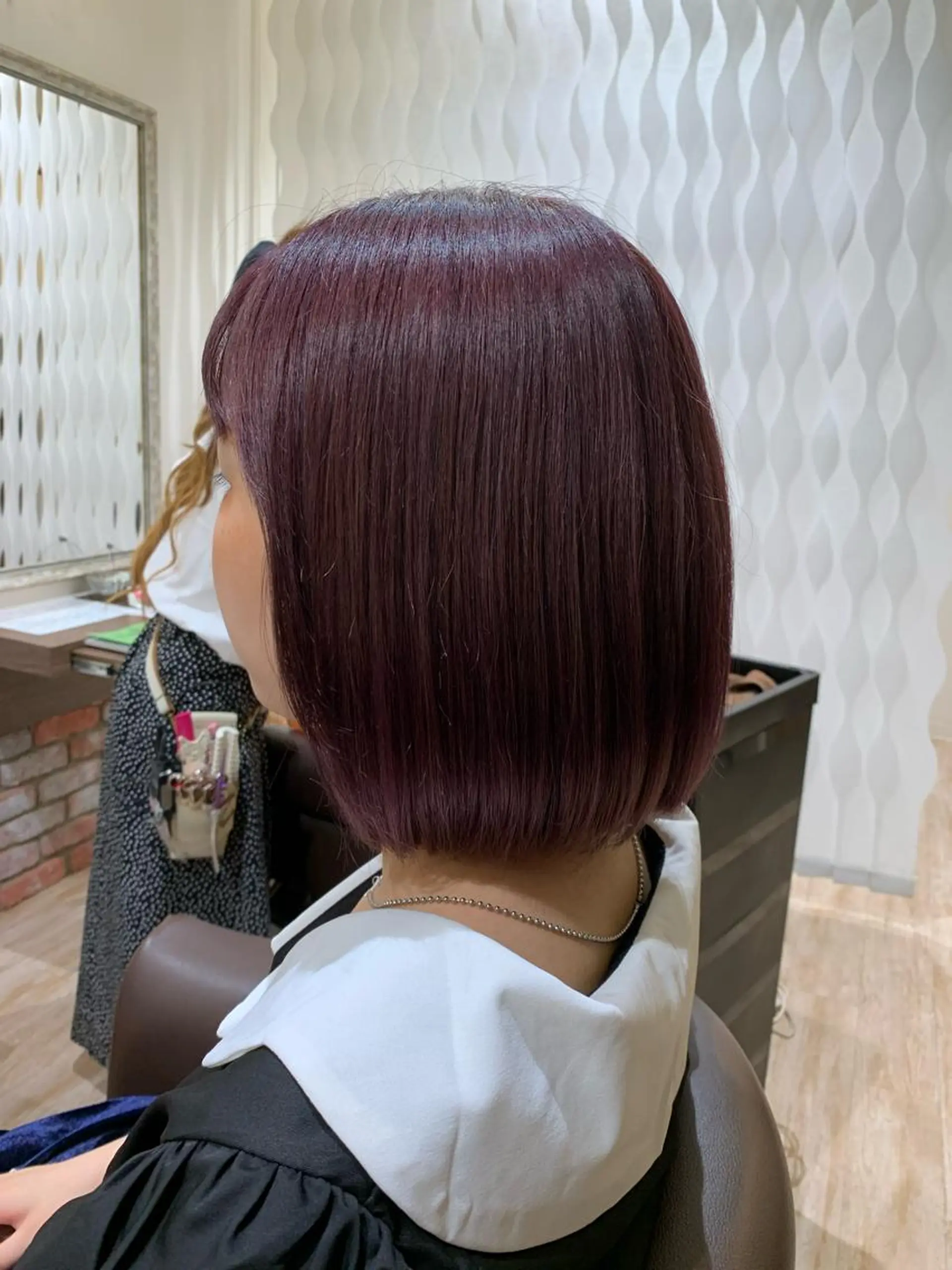 ミディアム カラー ヘアアレンジ 髪質改善&Spa fee南越谷2号店所属・髪質改善/南越谷/ 山岸彩夏のヘアスタイル