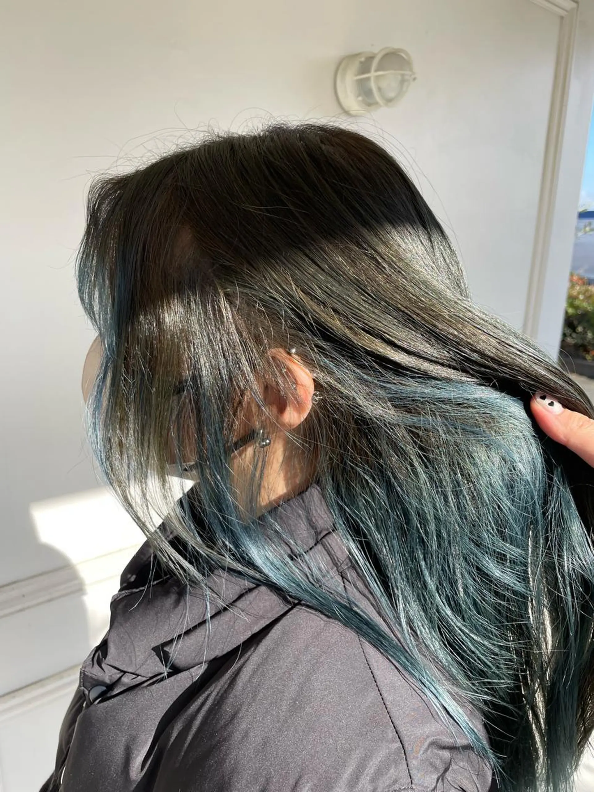 セミロング SARA古賀店 かすみ🐬🩵のヘアスタイル