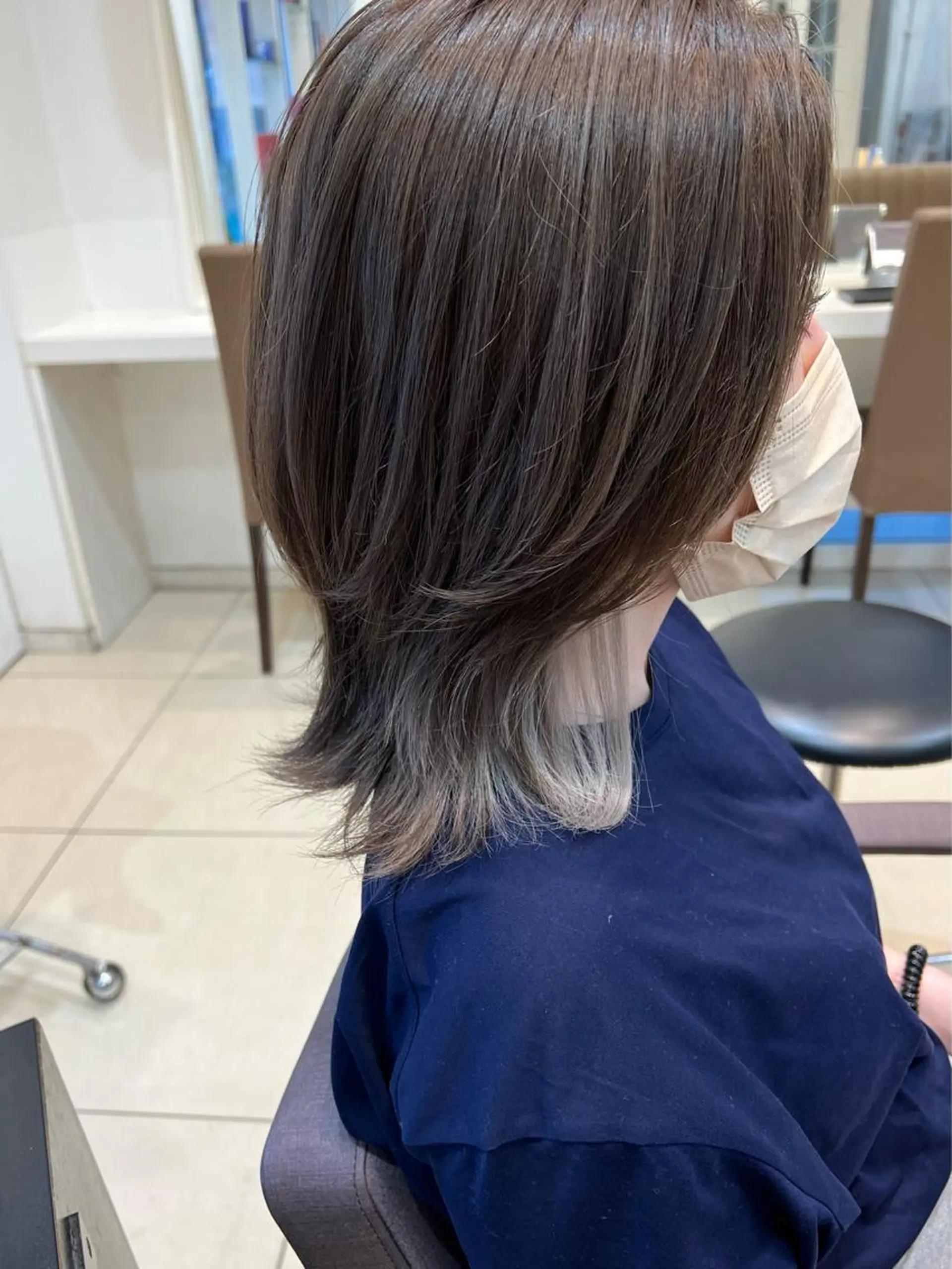 ミディアム カラー はだゆうき @hadadan08のヘアスタイル