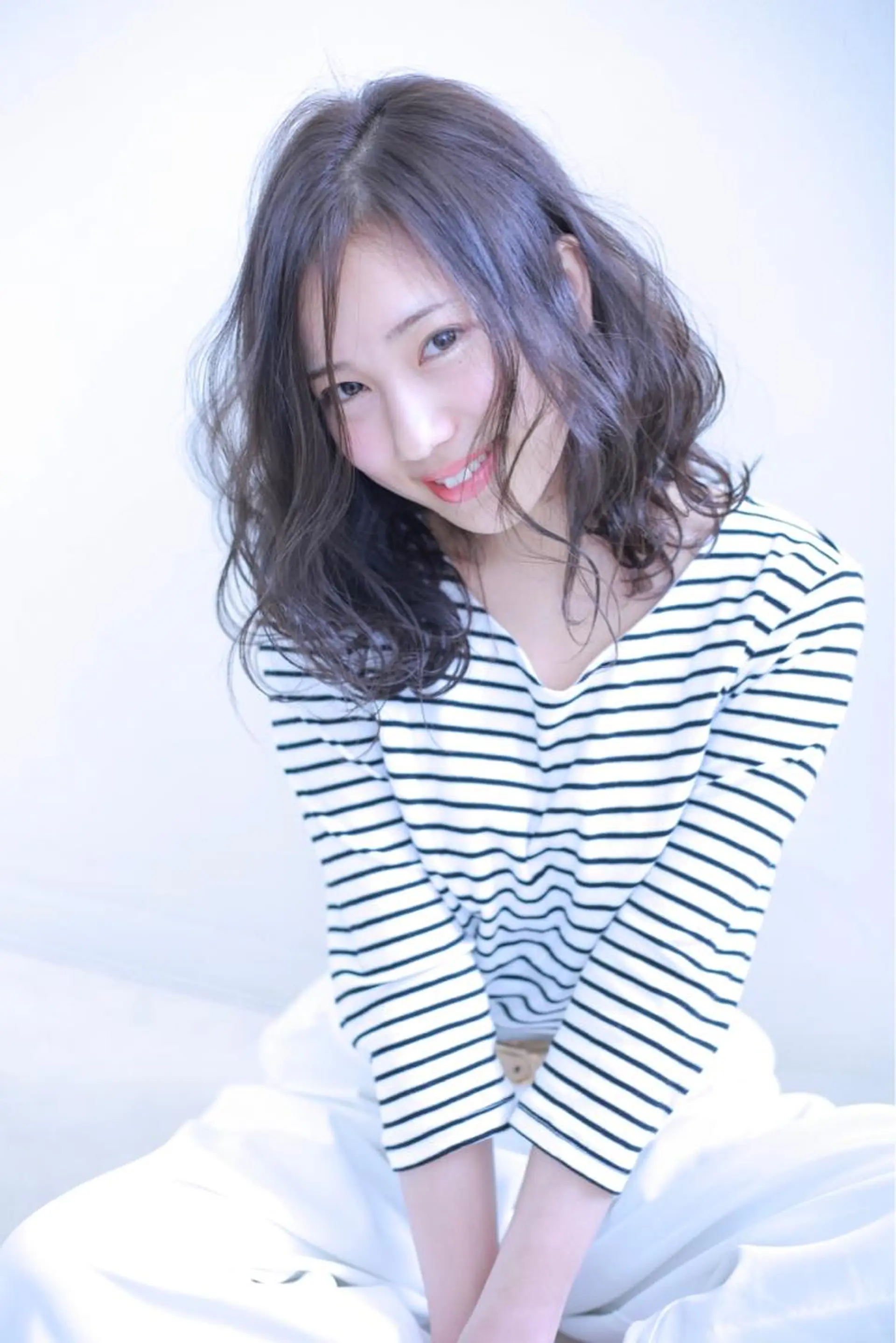 ミディアム 伊藤 裕貴のヘアスタイル