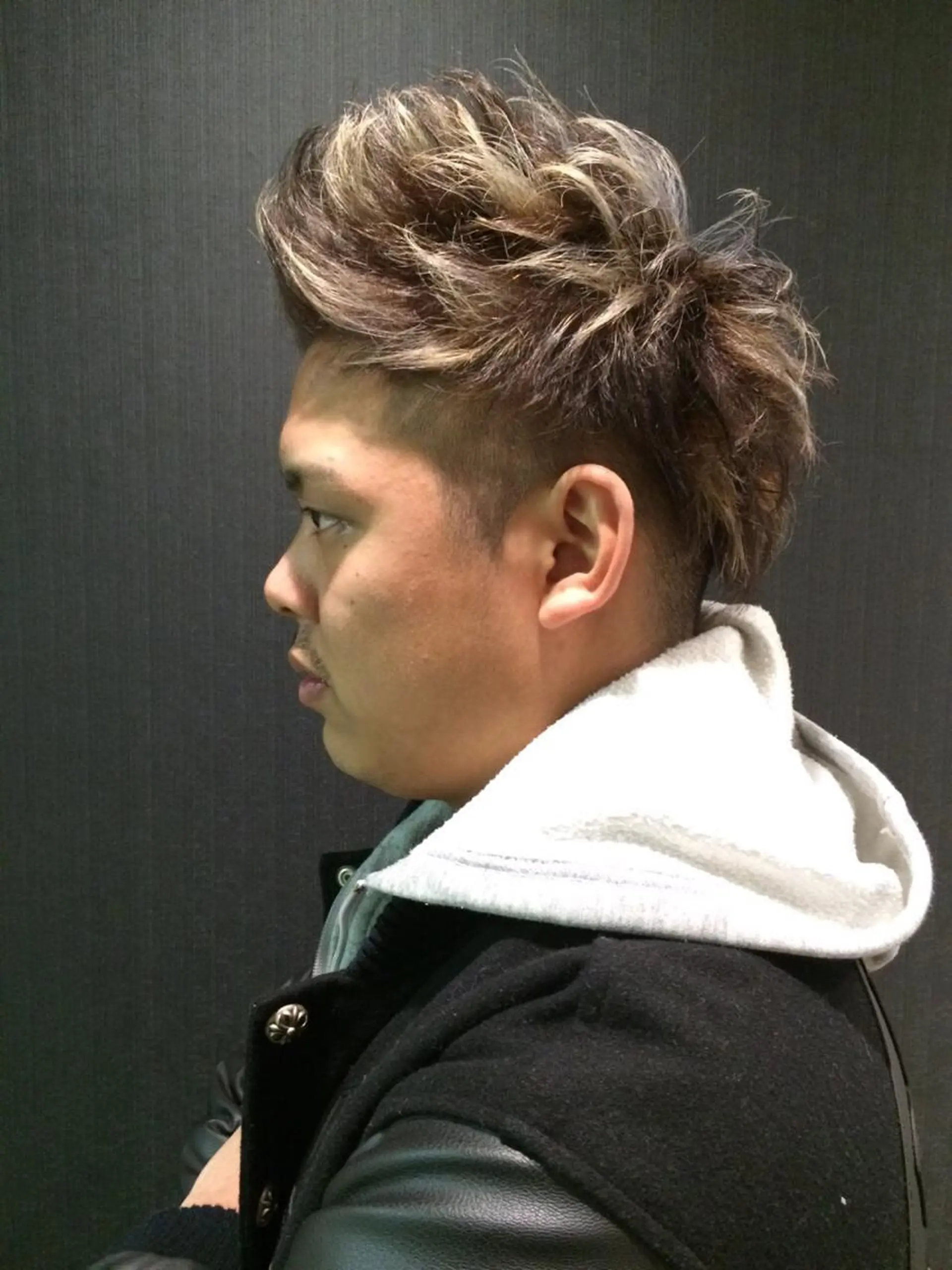 ショート メンズ メンズハイライト メンズメッシュ ハイライト 名駅Private Salon　Noaのヘアスタイル